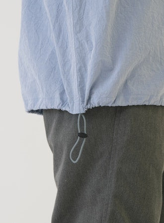 SAGE DE CRET CO Crinkle Typewriter Short sleeve Shirt | Blue LEO BOUTIQUE