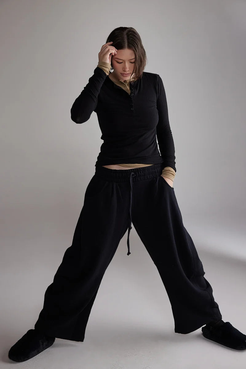 Barrel Sweat Pants | Black