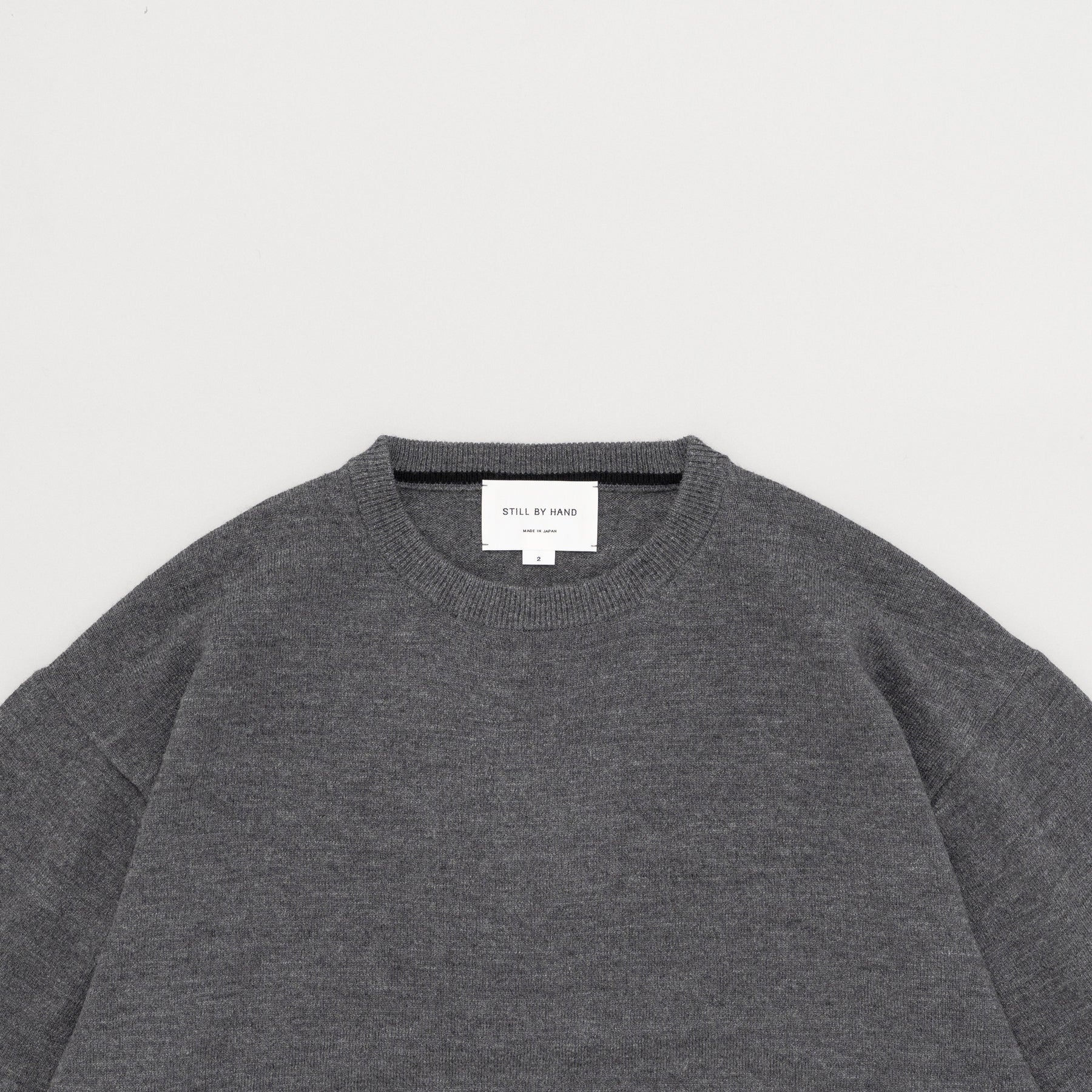 STILL BYHAND Silk Mixed Pullover | Grey LEO BOUTIQUE