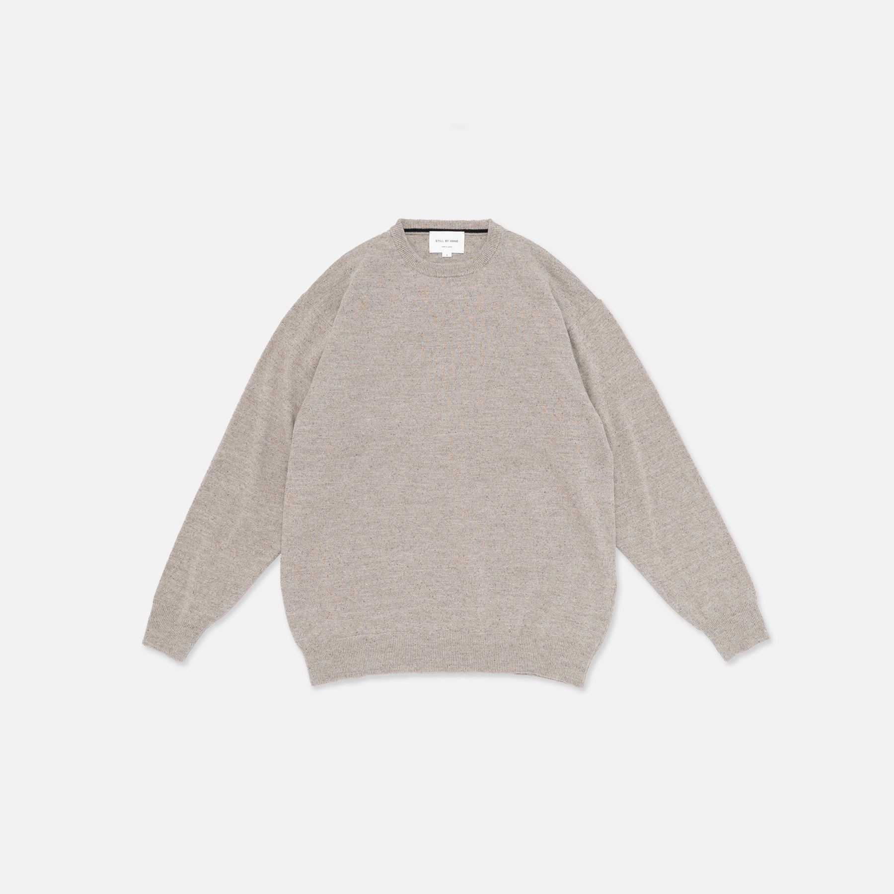 STILL BYHAND Silk Mixed Pullover | Sand Beige LEO BOUTIQUE