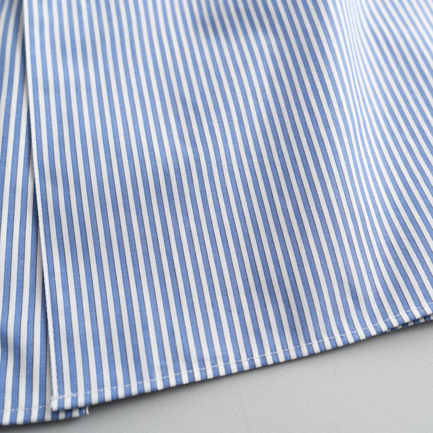 STILL BY HAND Regular Collar Shirt Blue Stripe LEO BOUTIQUE