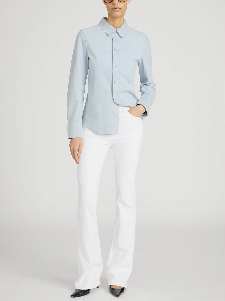 LEO BOUTIQUE The Reboot 33" | White FRAME DENIM