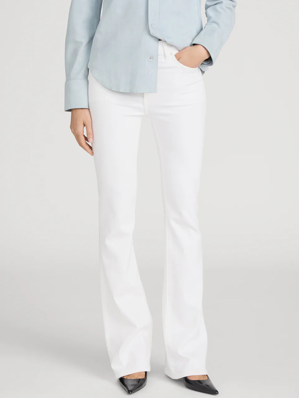 LEO BOUTIQUE The Reboot 33" | White FRAME DENIM