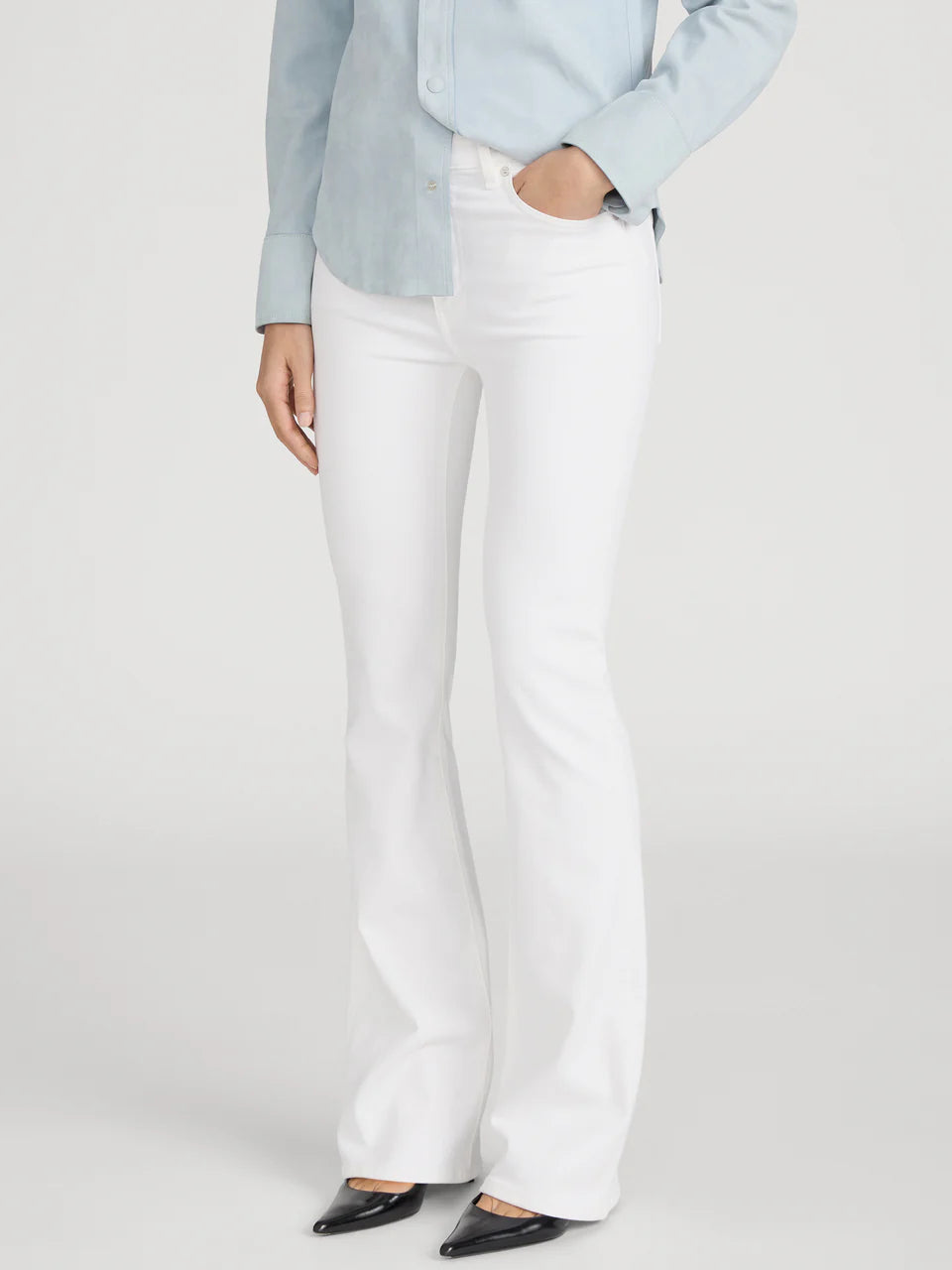 LEO BOUTIQUE The Reboot 33" | White FRAME DENIM