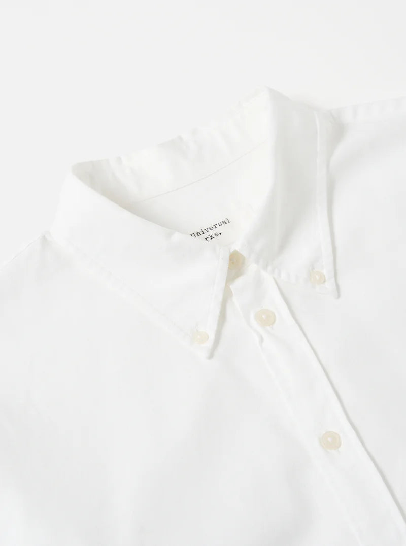 UNIVERSAL WORKS Daybrook Shirt | White LEO BOUTIQUE