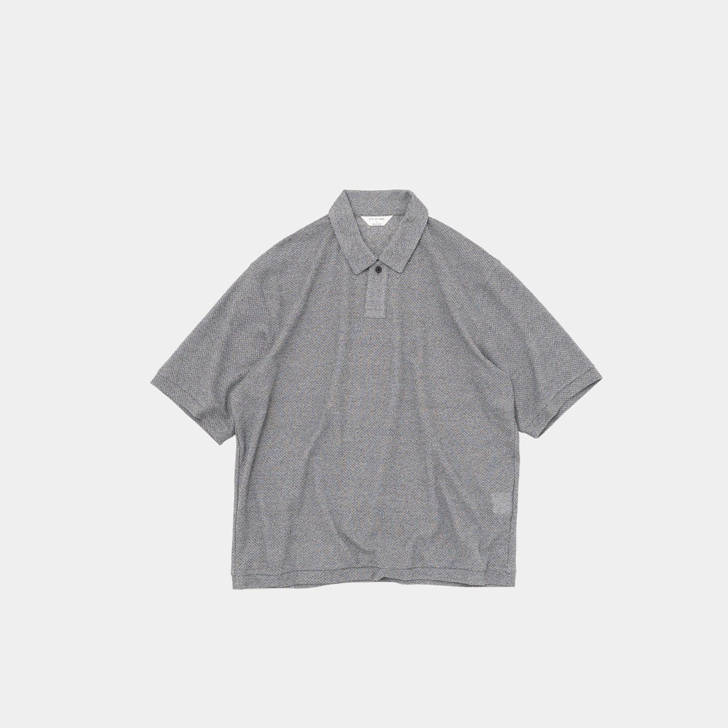 STILL BY HAND  Moss Stitch Polo Shirt LEO BOUTIQUE