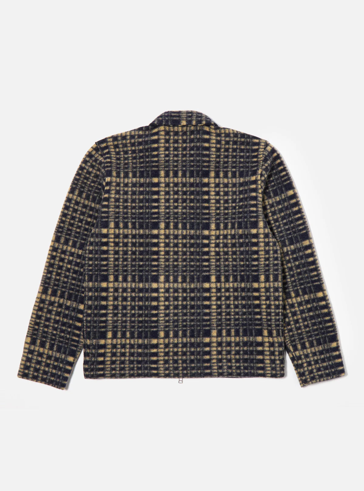 UNIVERSAL WORKS Zip Uniform Jacket | Navy Check LEO BOUTIQUE