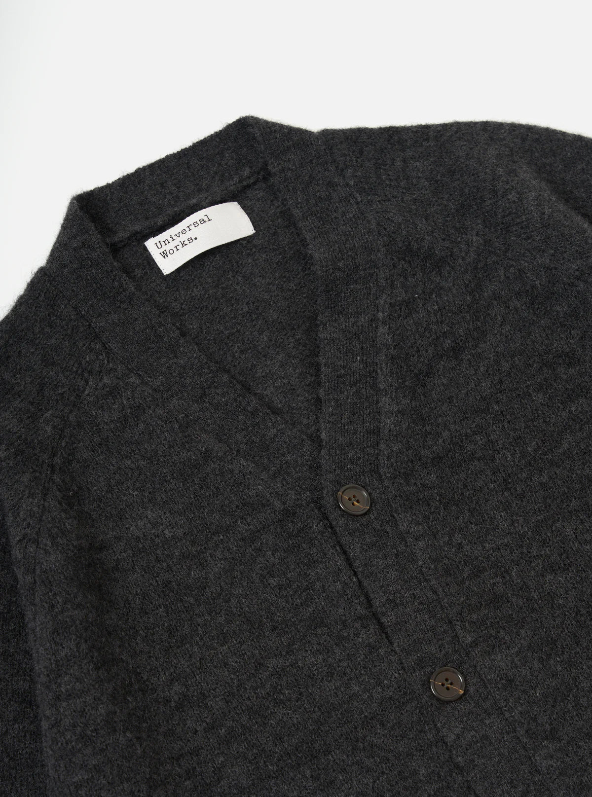 UNIVERSAL WORKS David Cardigan | Charcoal LEO BOUTIQUE