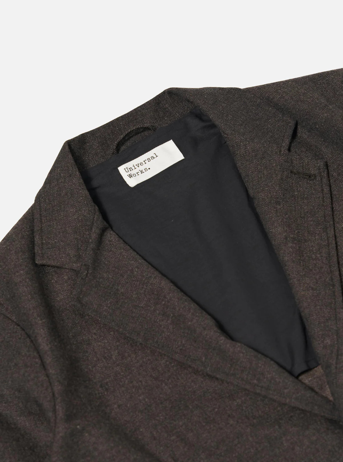 UNIVERSAL WORKS Two Button Jacket | Brown Tweed LEO BOUTIQUE