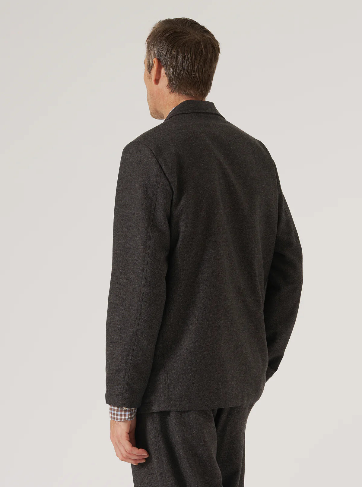 UNIVERSAL WORKS Two Button Jacket | Brown Tweed LEO BOUTIQUE