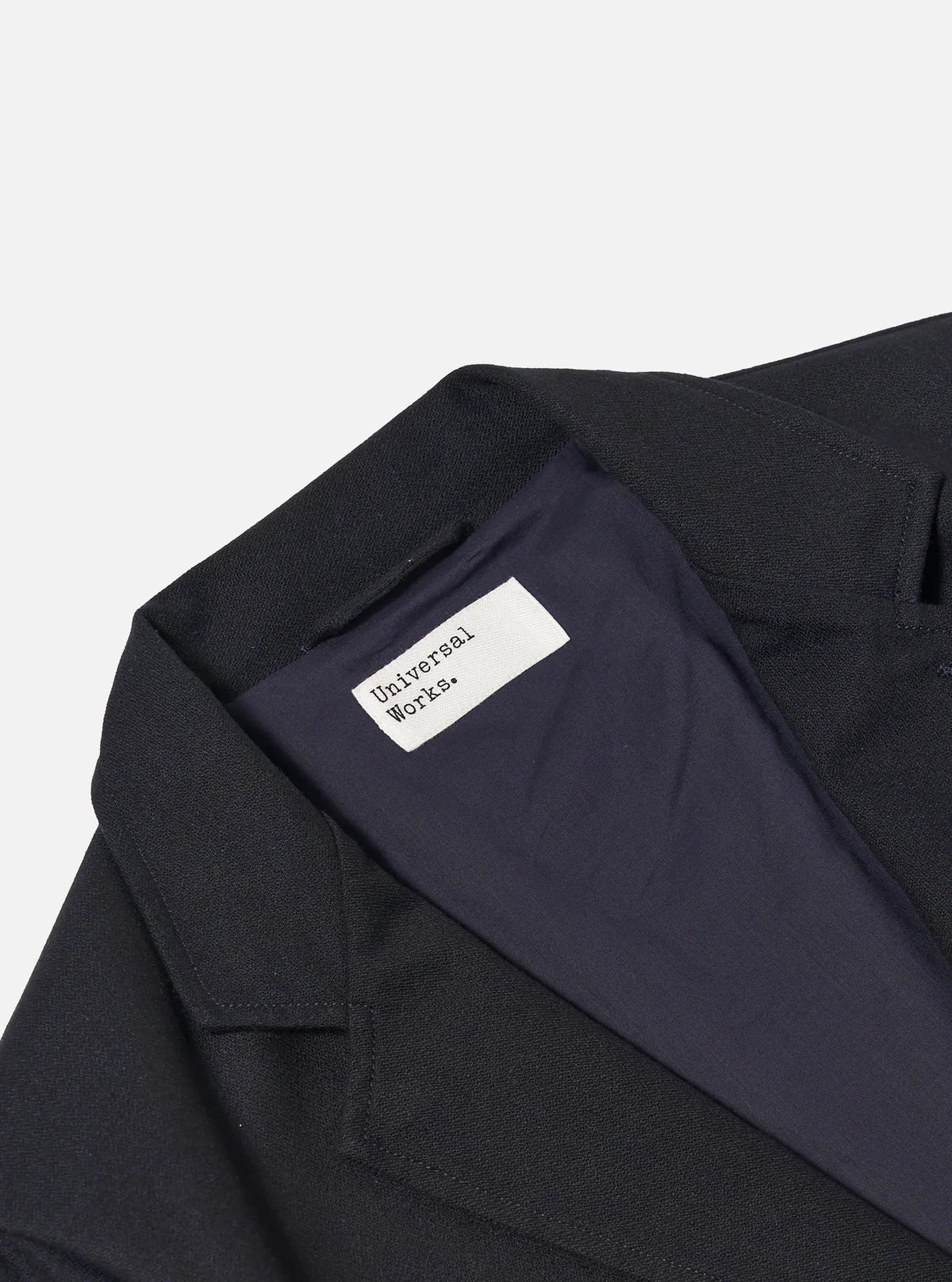UNIVERSAL WORKS Two Button Jacket | Dark Navy Tweed LEO BOUTIQUE