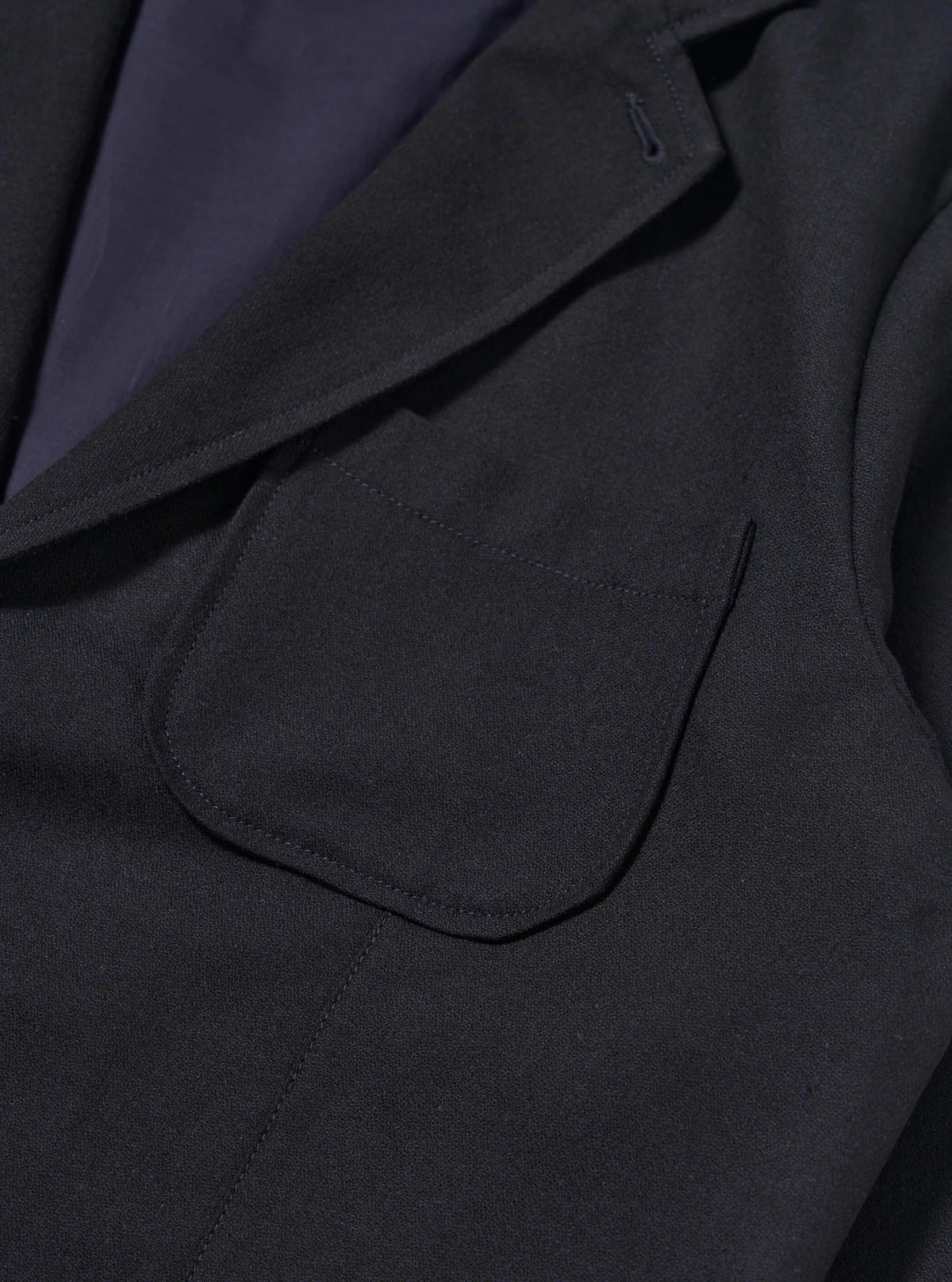 UNIVERSAL WORKS Two Button Jacket | Dark Navy Tweed LEO BOUTIQUE