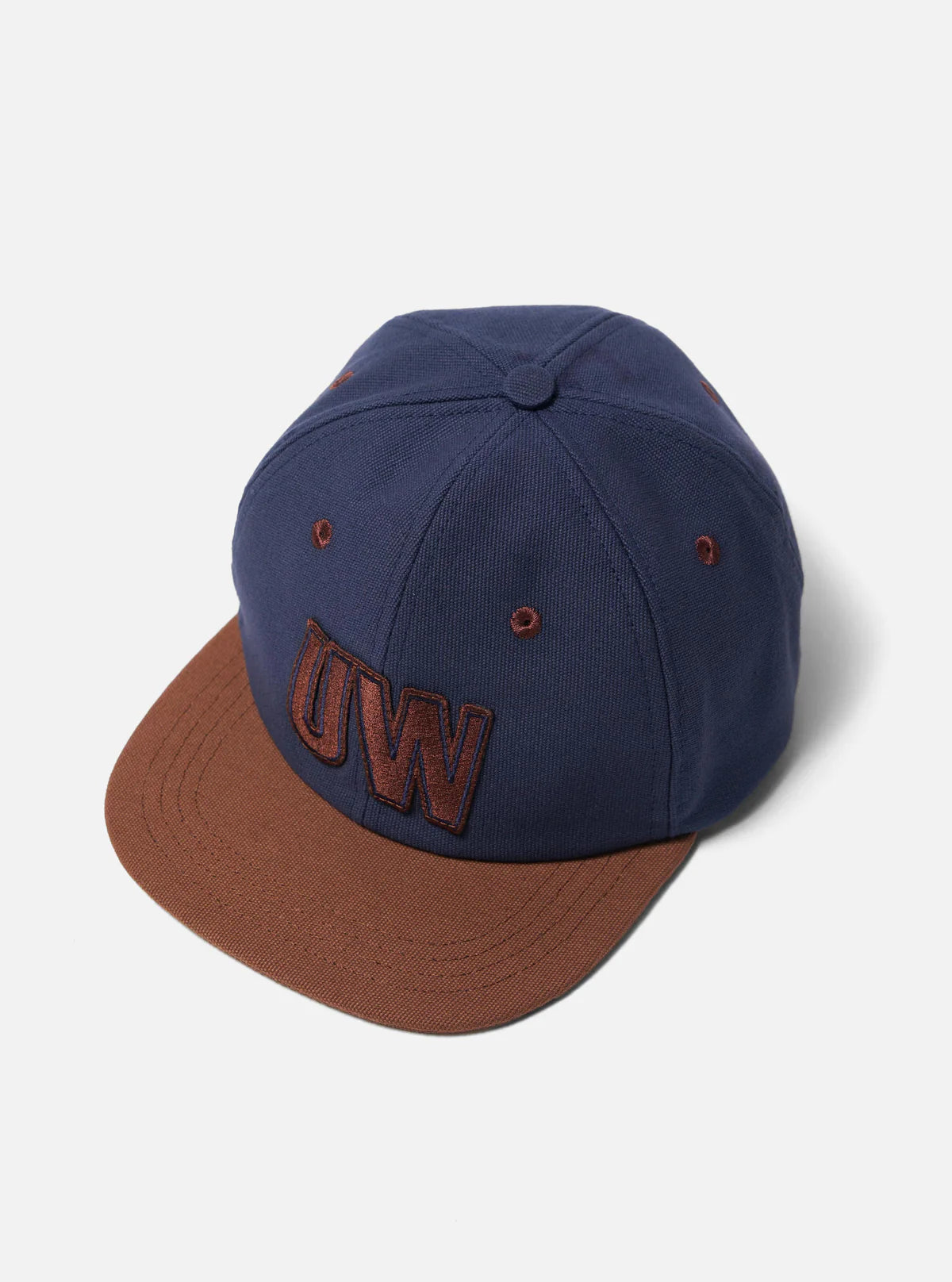 UNIVERSAL WORKS Baseball Hat | Navy/Brown LEO BOUTIQUE