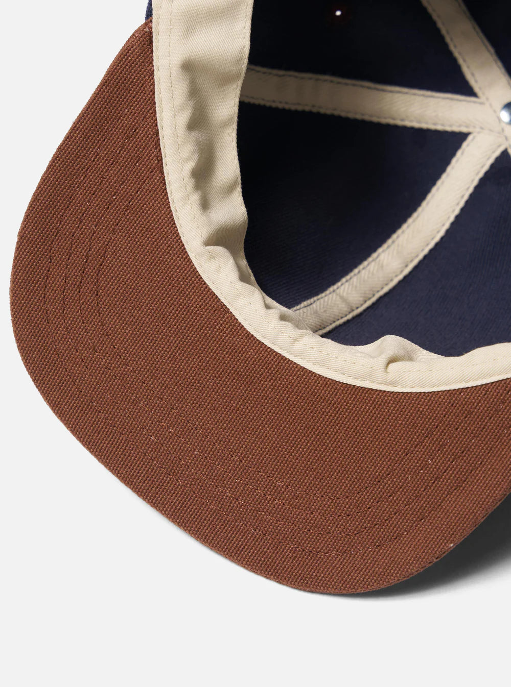 UNIVERSAL WORKS Baseball Hat | Navy/Brown LEO BOUTIQUE
