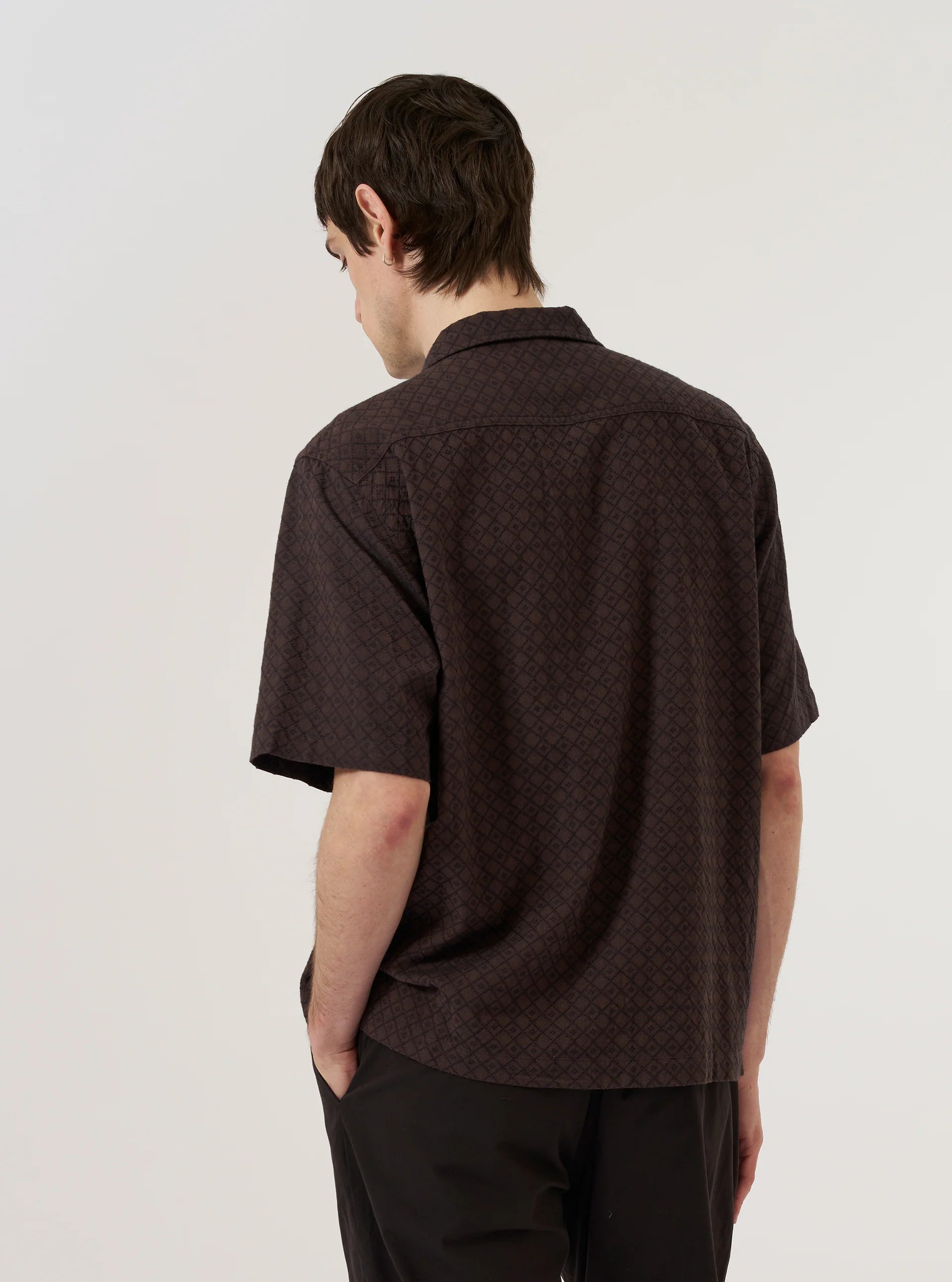 UNIVERSAL WORKS Deck Shirt | Brown LEO BOUTIQUE 