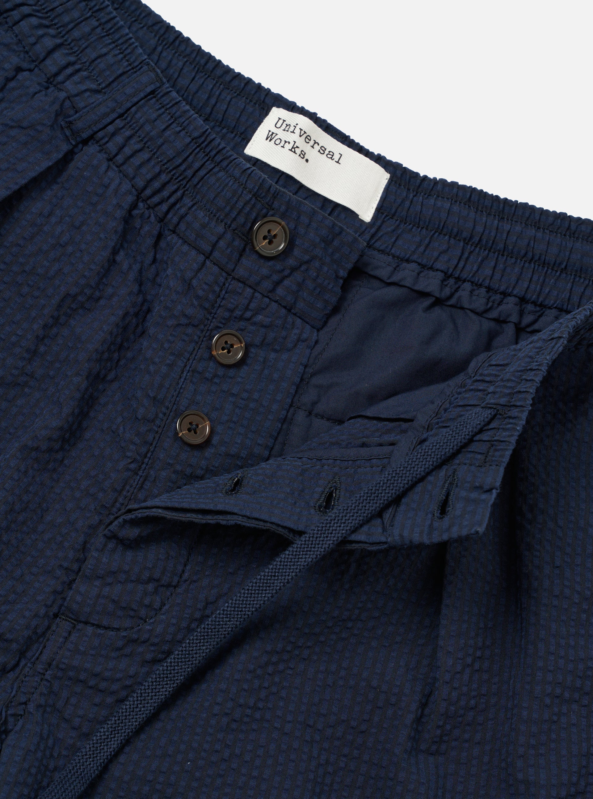 UNIVERSAL WORKS Oxford Pant | Navy LEO BOUTIQUE