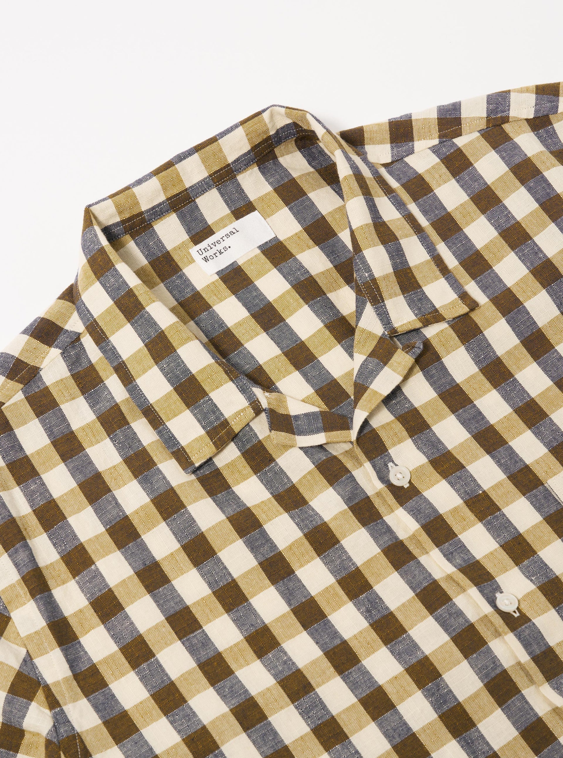UNIVERSAL WORKS Road Shirt | Olive LEO BOUTIQUE 