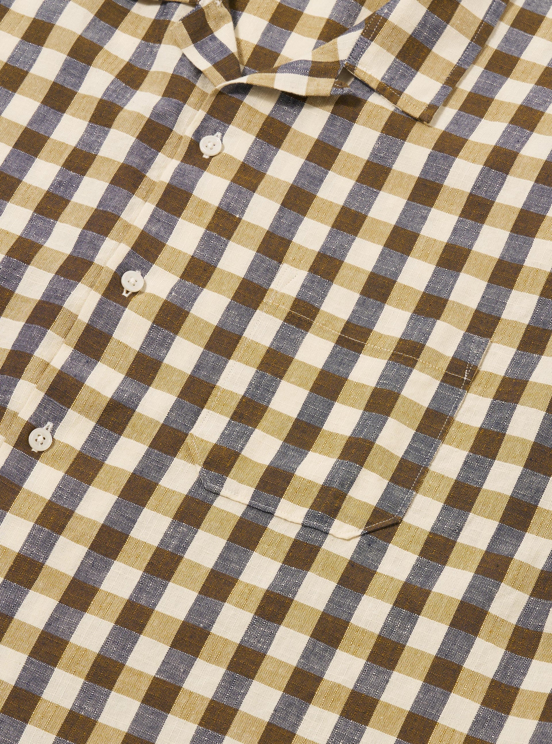 UNIVERSAL WORKS Road Shirt | Olive LEO BOUTIQUE 