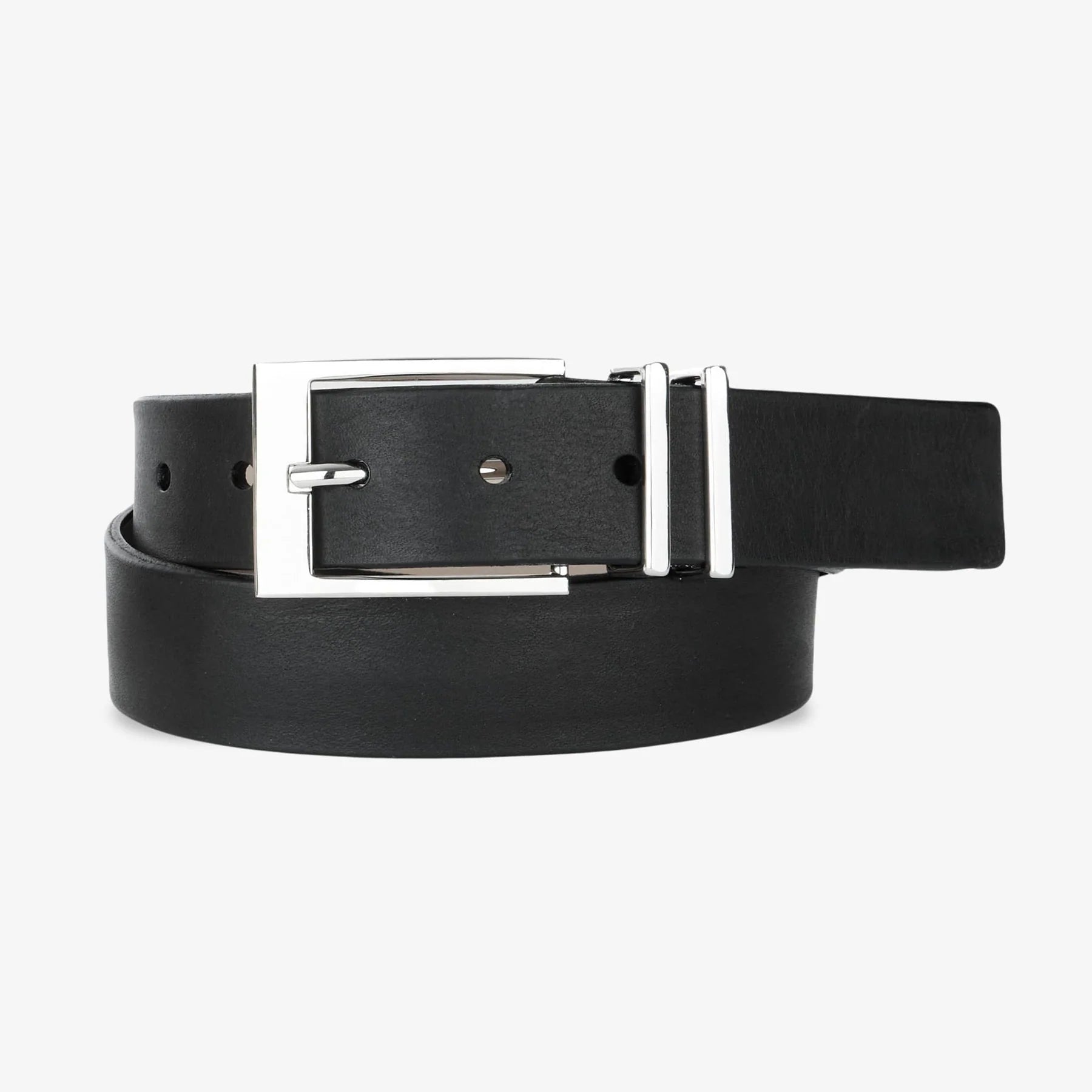 LEO BOUTIQUE Pyper Nappa Belt | Black Silver BRAVE LEATHER