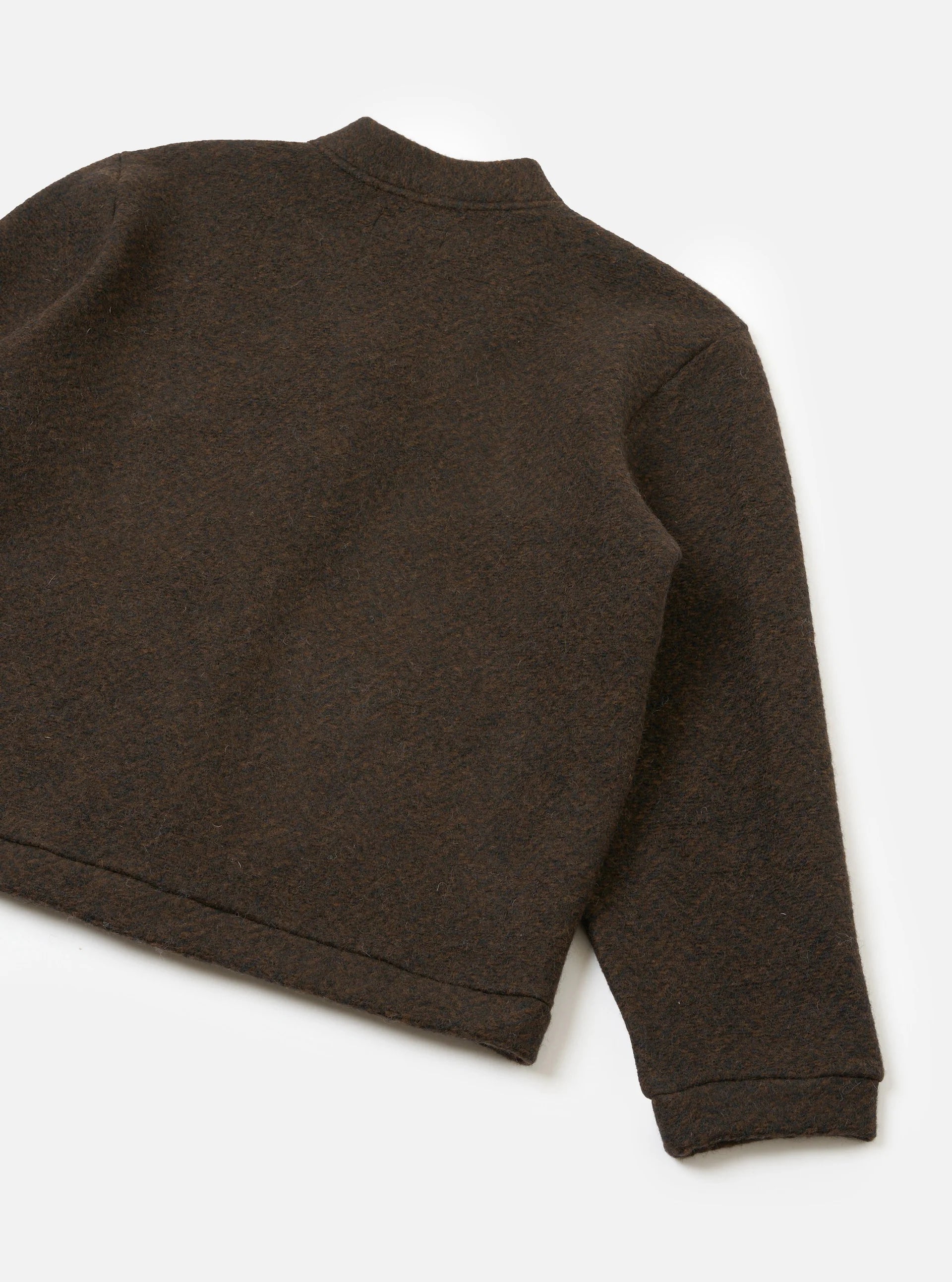 UNIVERSAL WORKS Advance Cardigan | Brown Raven Fleece LEO BOUTIQUE