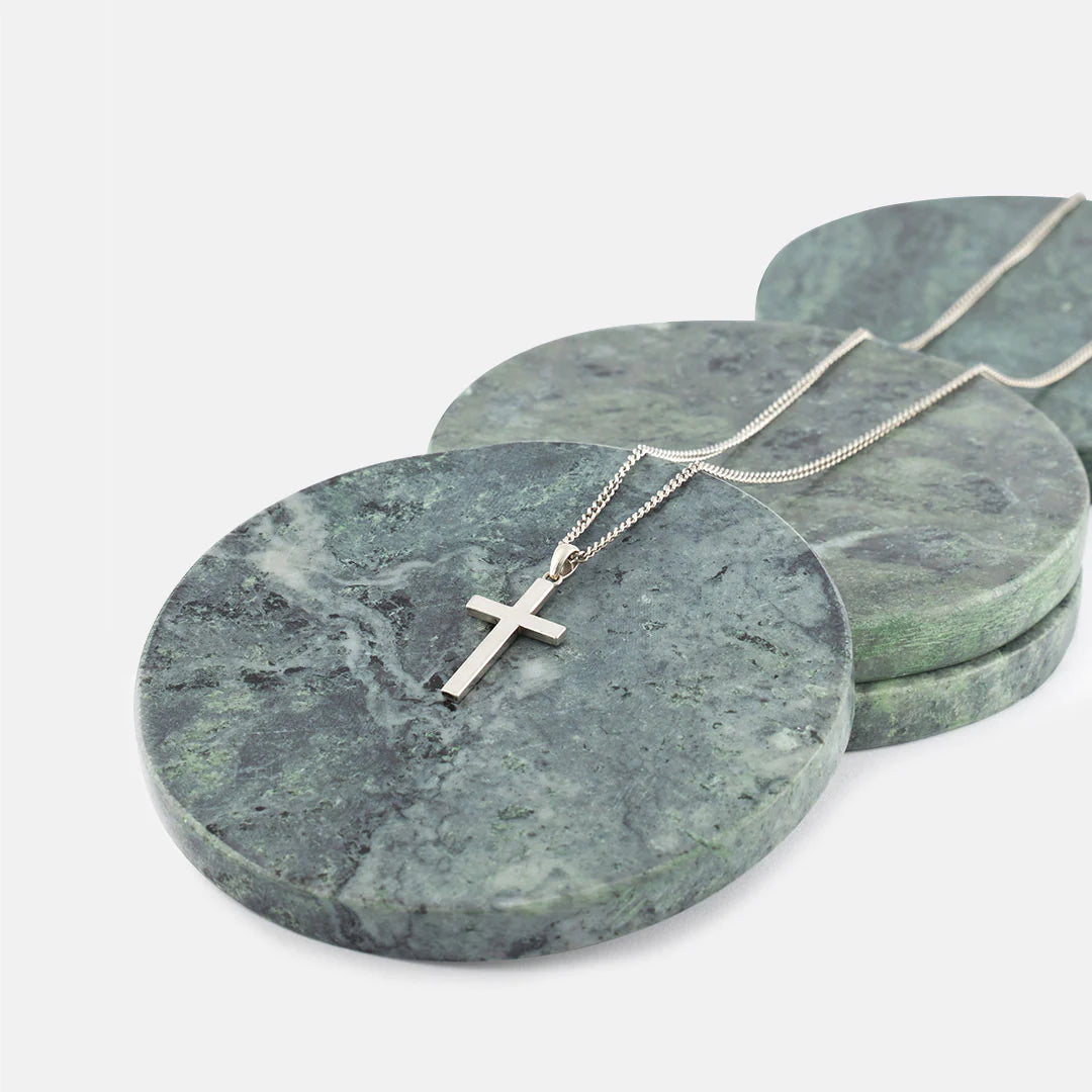 SERGE DENIMES Cross Necklace | Silver LEO BOUTIQUE