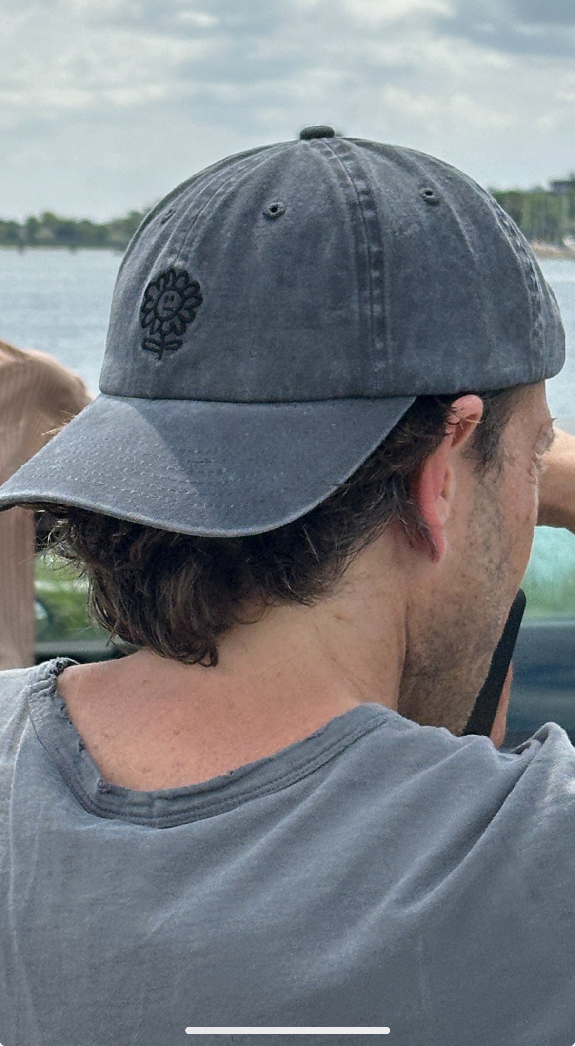 Distressed Dad Cap | Faded Black