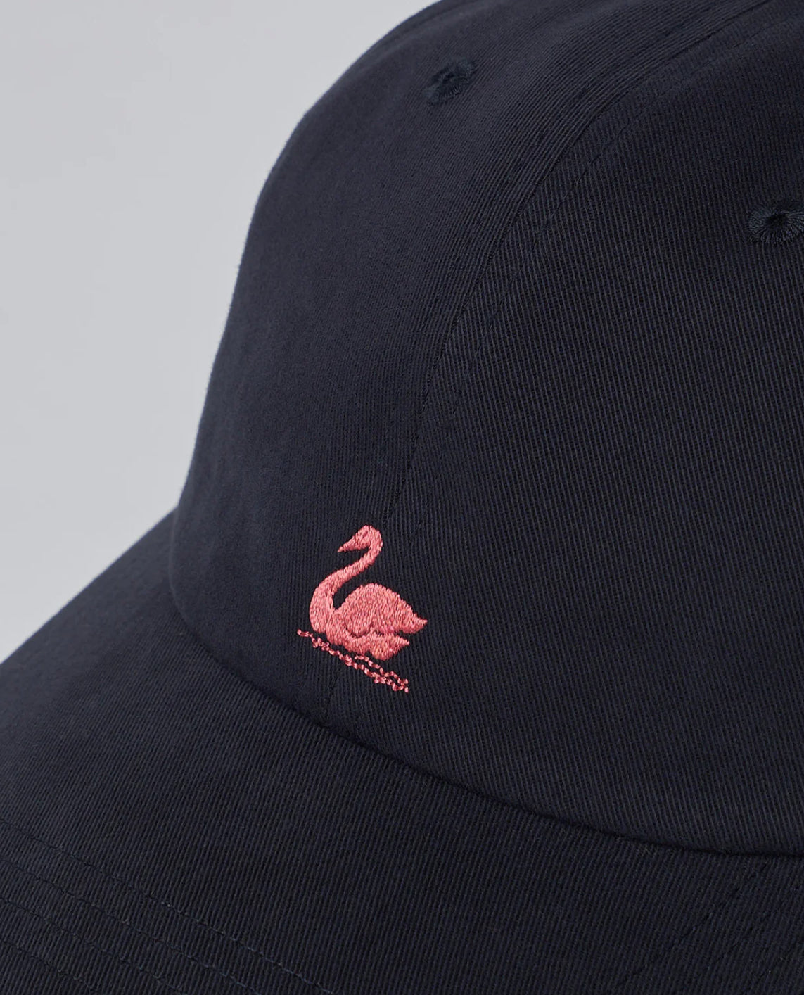 MERZ B. SCHWANEN Cap 01 Swan Logo Cotton Twill Cap | Charcoal LEO BOUTIQUE