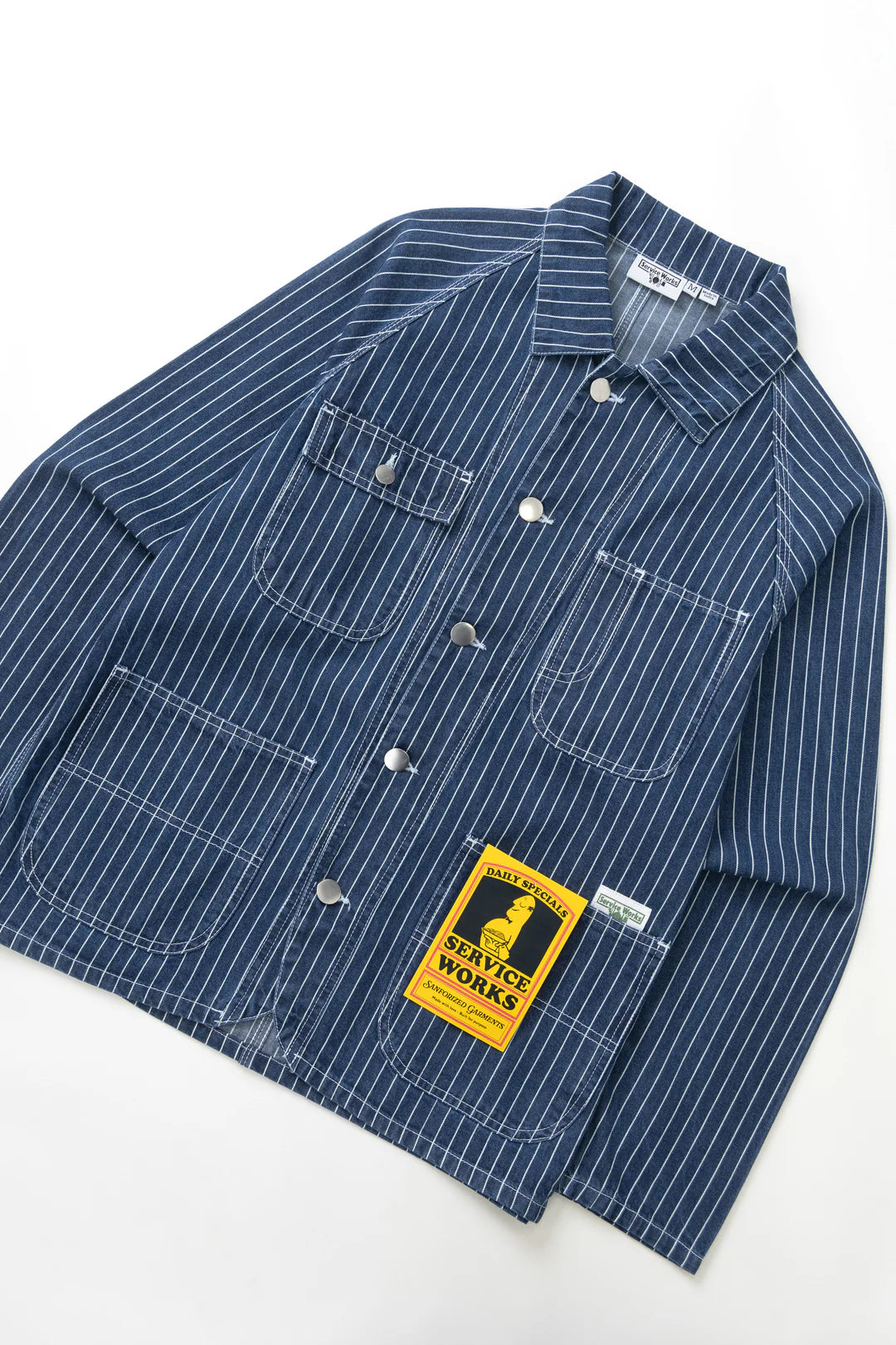 SERVICE WORKS Pinstripe Denim Coverall 2.0 | Indigo LEO BOUTIQUE