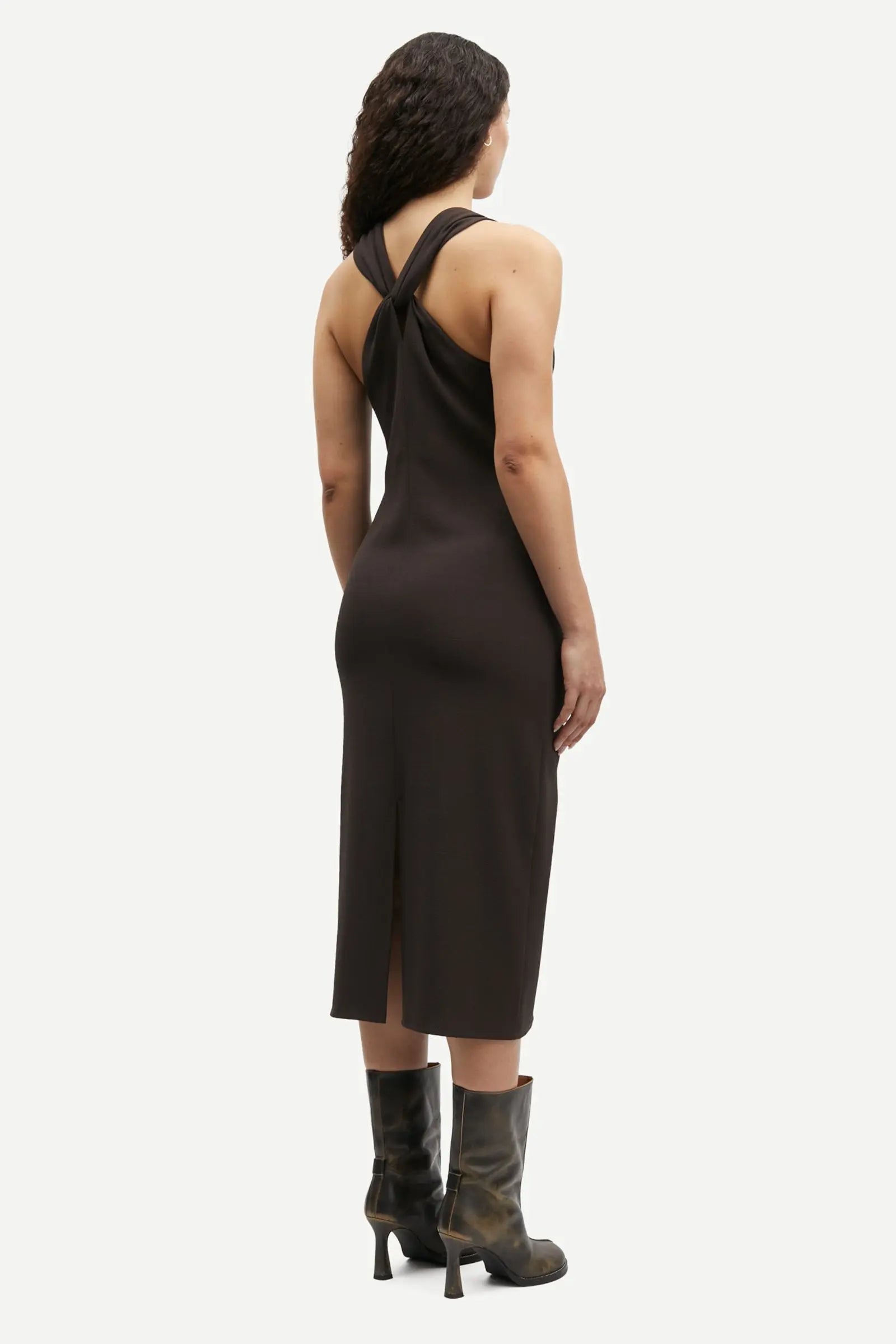 SAMSOE SAMSOE Samandy Dress Chocolate Torte LEO BOUTIQUE