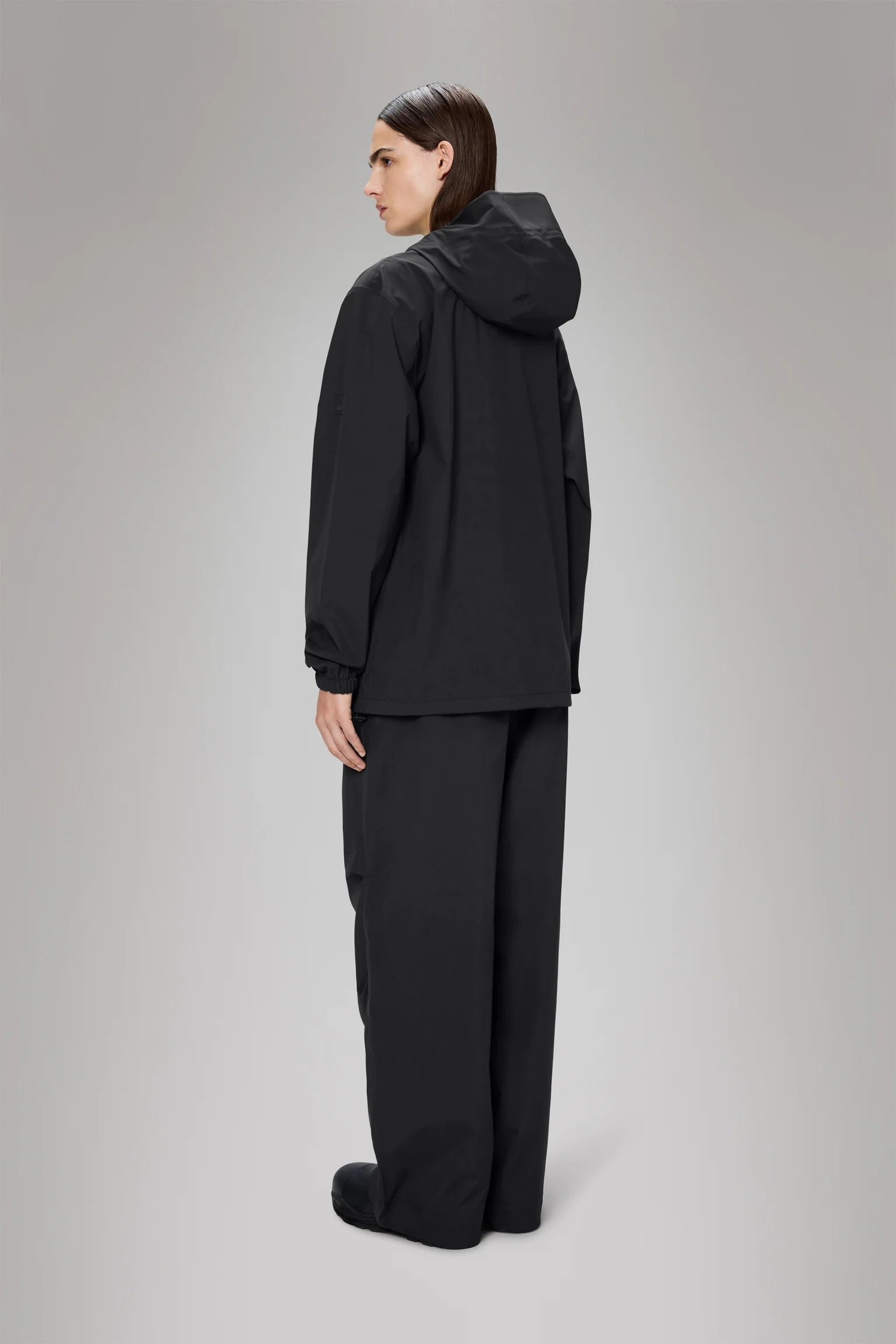 RAINS Suva Hardshell Pocket Jacket | Black LEO BOUTIQUE