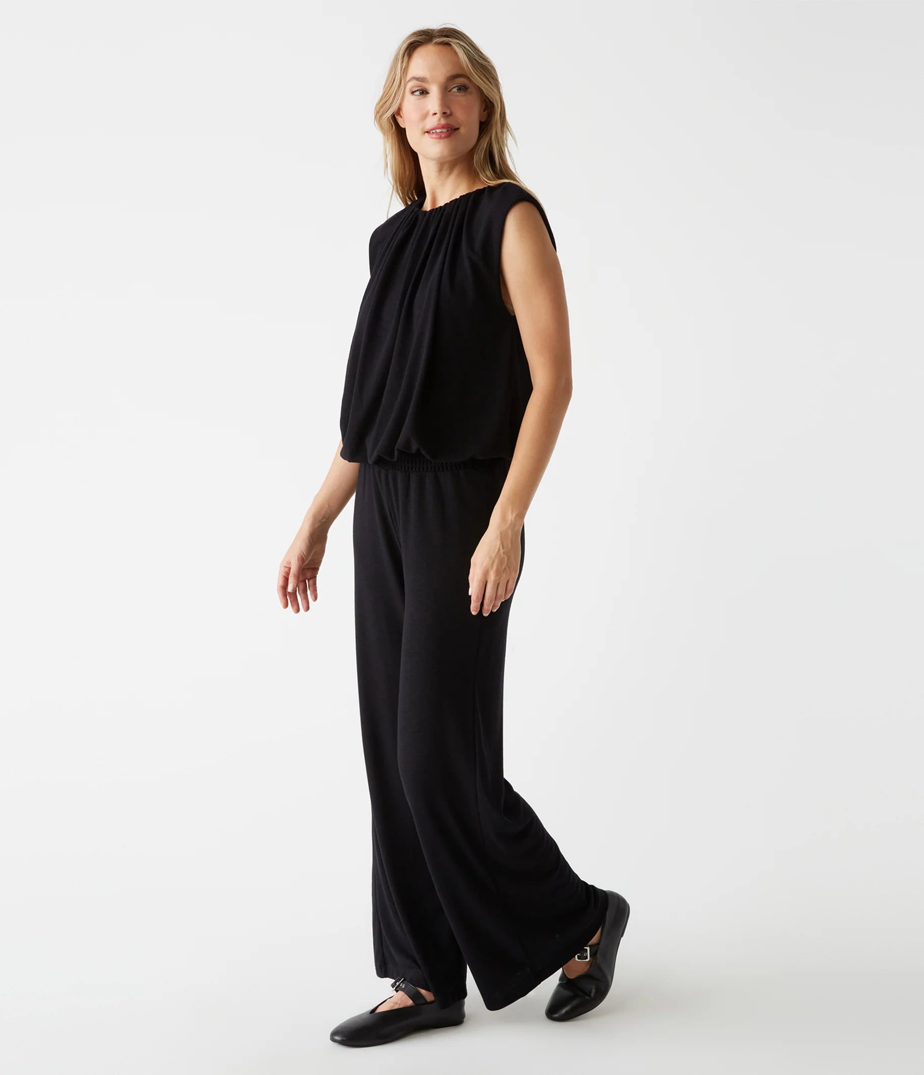 LEO BOUTIQUE Ozzie Wide Leg Pant Black MICHAEL STARS 