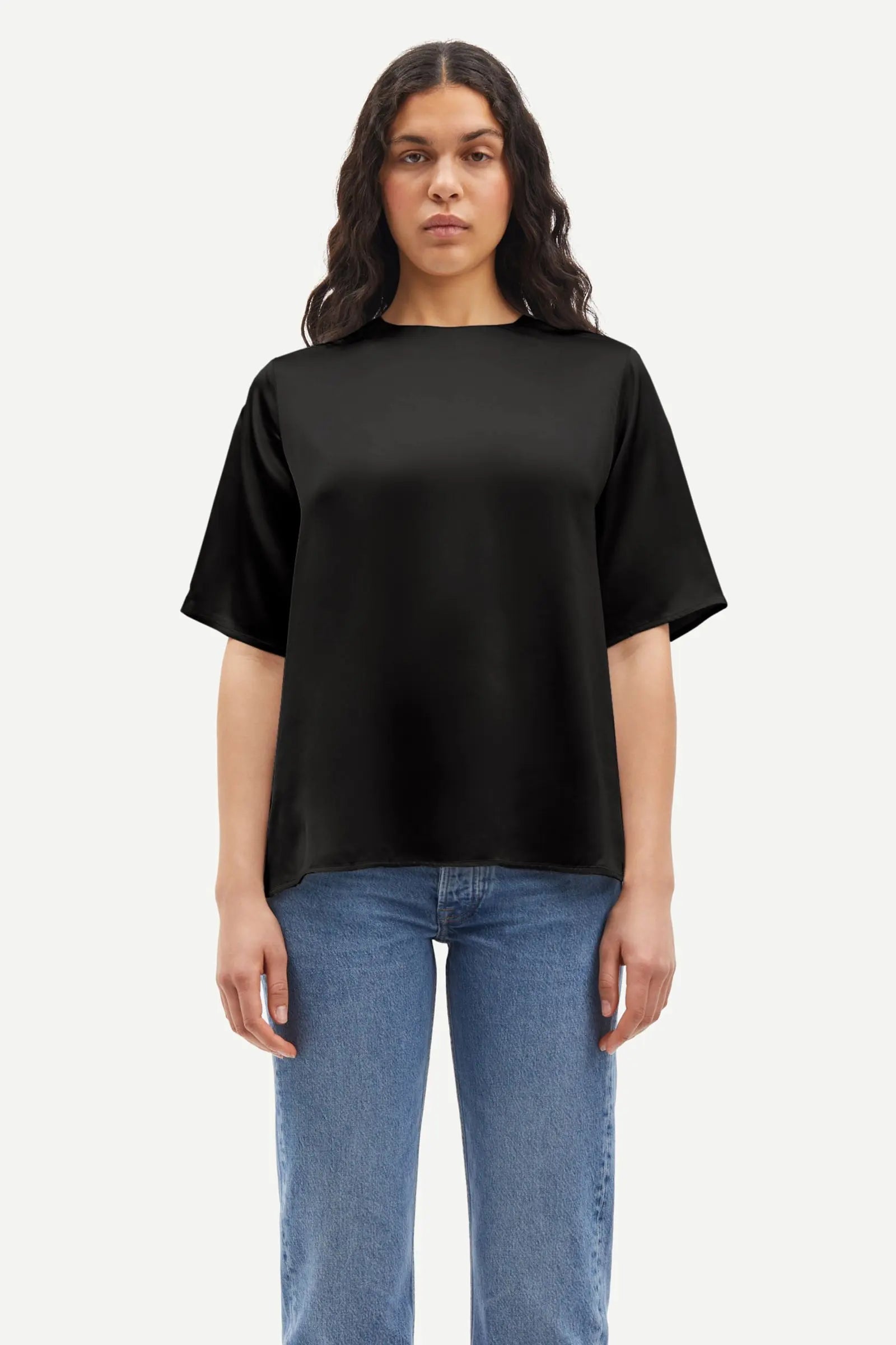 SAMSOE SAMSOE Denise Top Black LEO BOUTIQUE