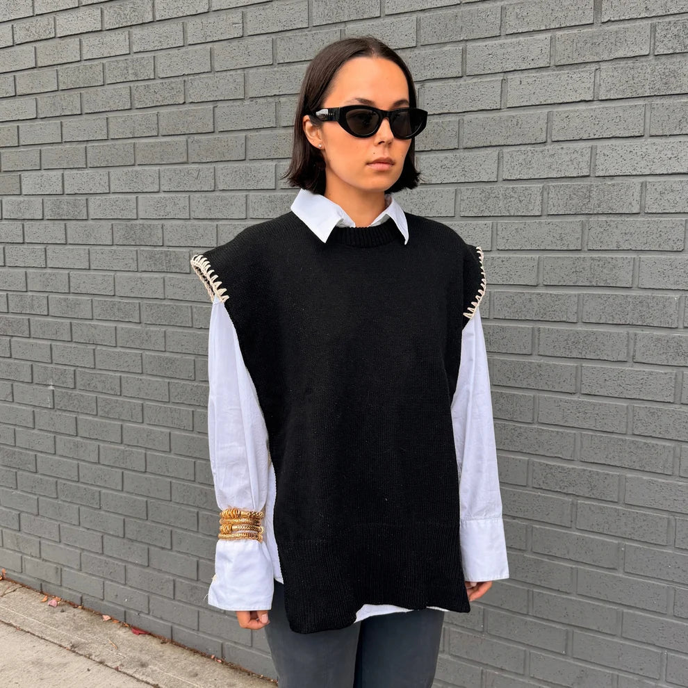 GIVEH Rú Vest | Black LEO BOUTIQUE