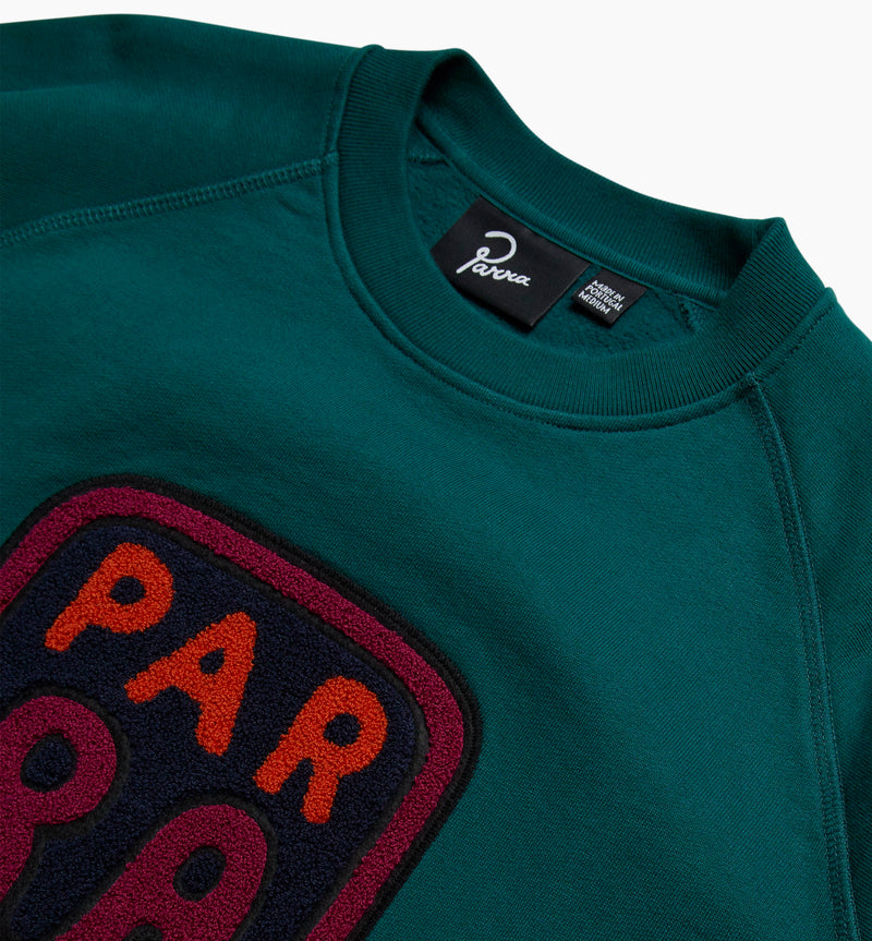 BY PARRA fast food logo crew neck sweatshirt LEO BOUTIQUE