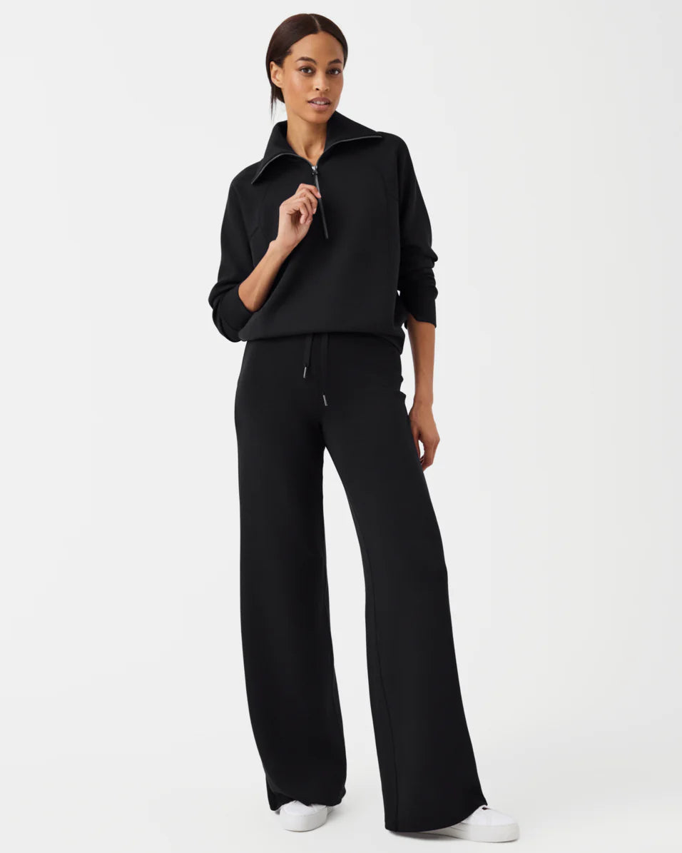 LEO BOUTIQUE Air Essentials Wide Leg Pant | Black SPANX