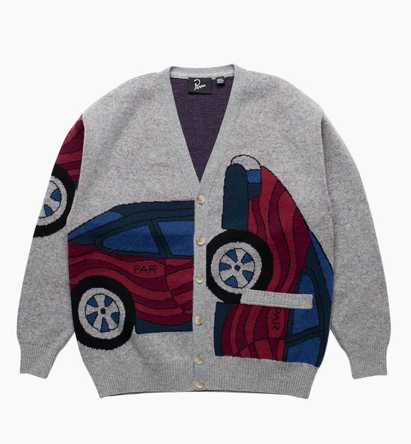 BY PARRA No Parking Knitted Cardigan LEO BOUTIQUE