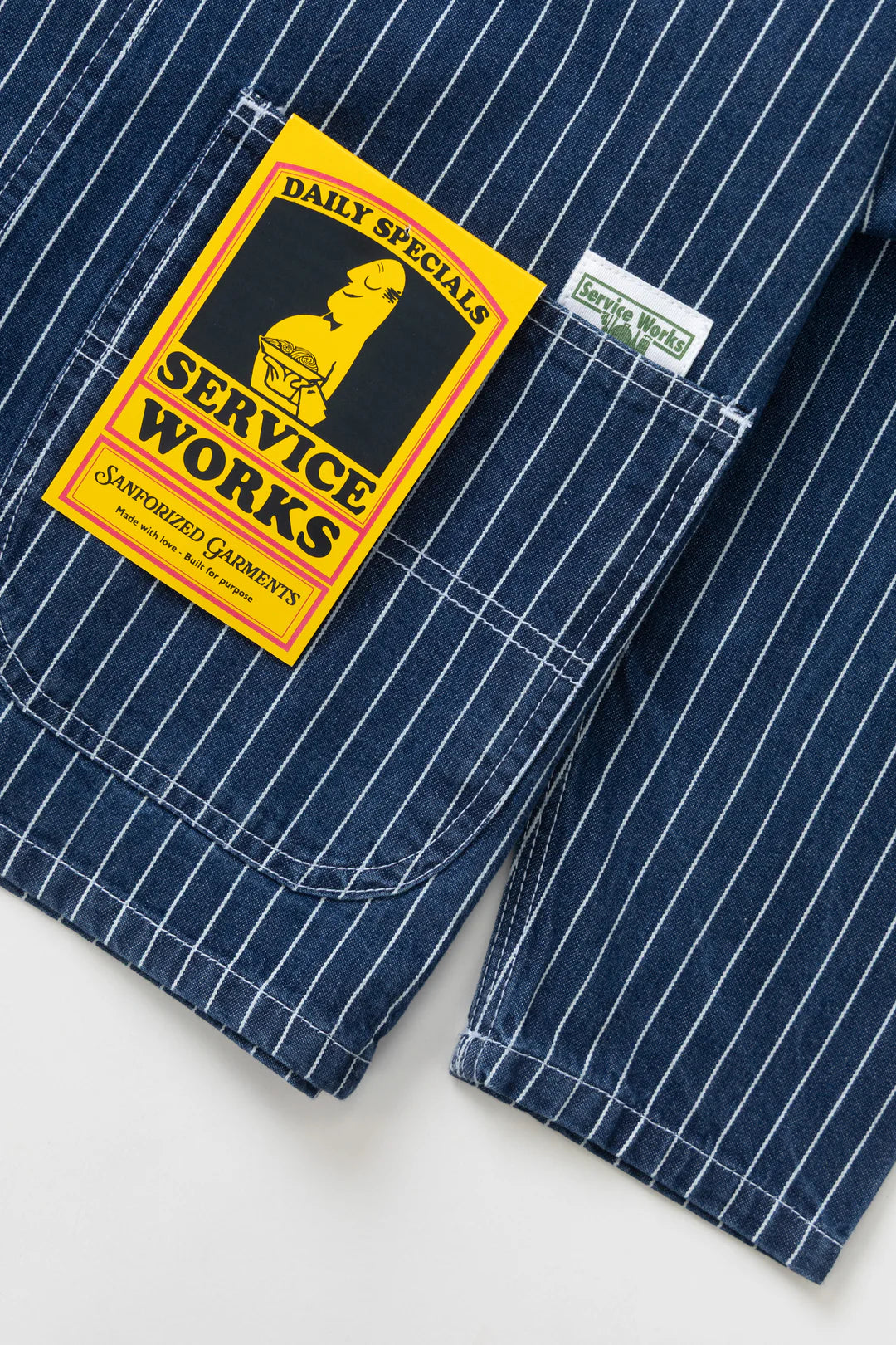 SERVICE WORKS Pinstripe Denim Coverall 2.0 | Indigo LEO BOUTIQUE