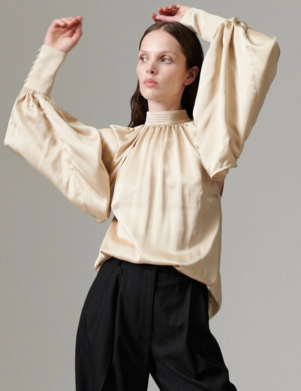 DAY BIRGER ET MIKKELSEN DAYFema - Fluid Viscose | Brown Rice LEO BOUTIQUE