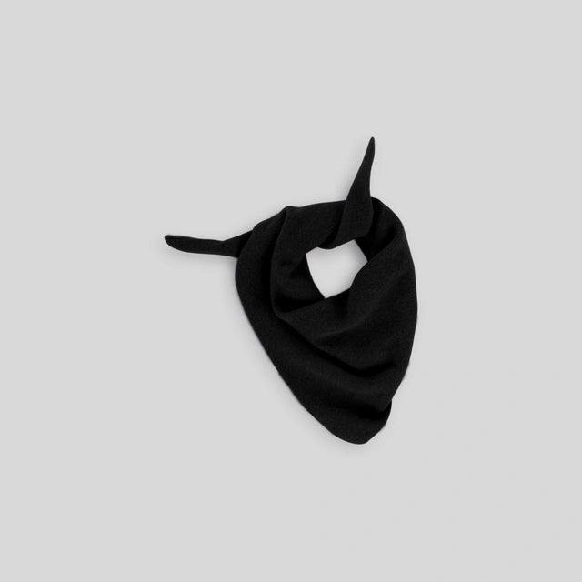 LE BONNET Knitted Bandana | Onyx LEO BOUTIQUE