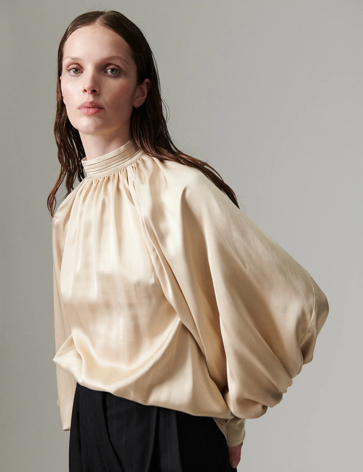 DAY BIRGER ET MIKKELSEN DAYFema - Fluid Viscose | Brown Rice LEO BOUTIQUE
