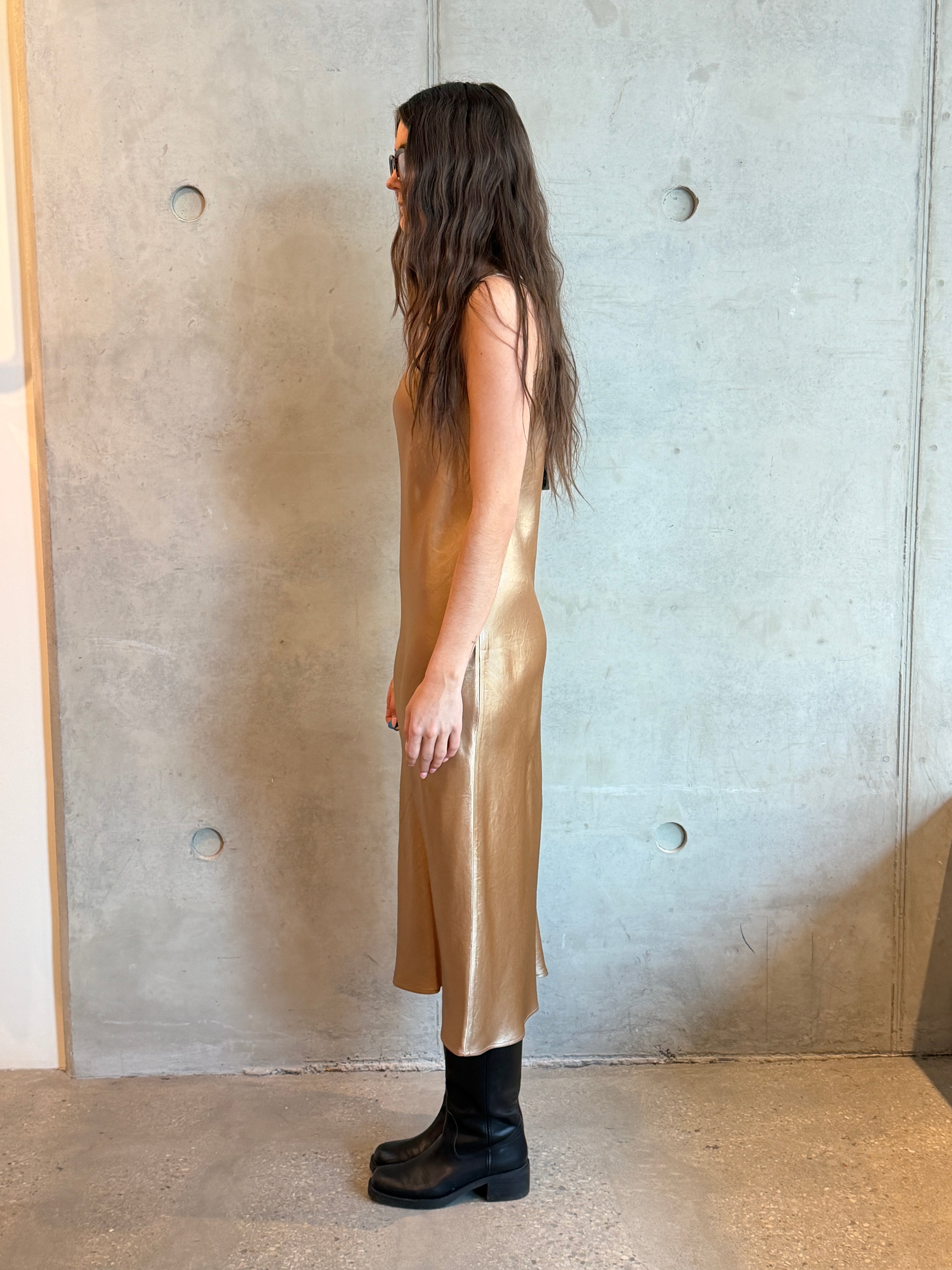 MM by MAX MARA Talete Dress | Tan LEO BOUTIQUE