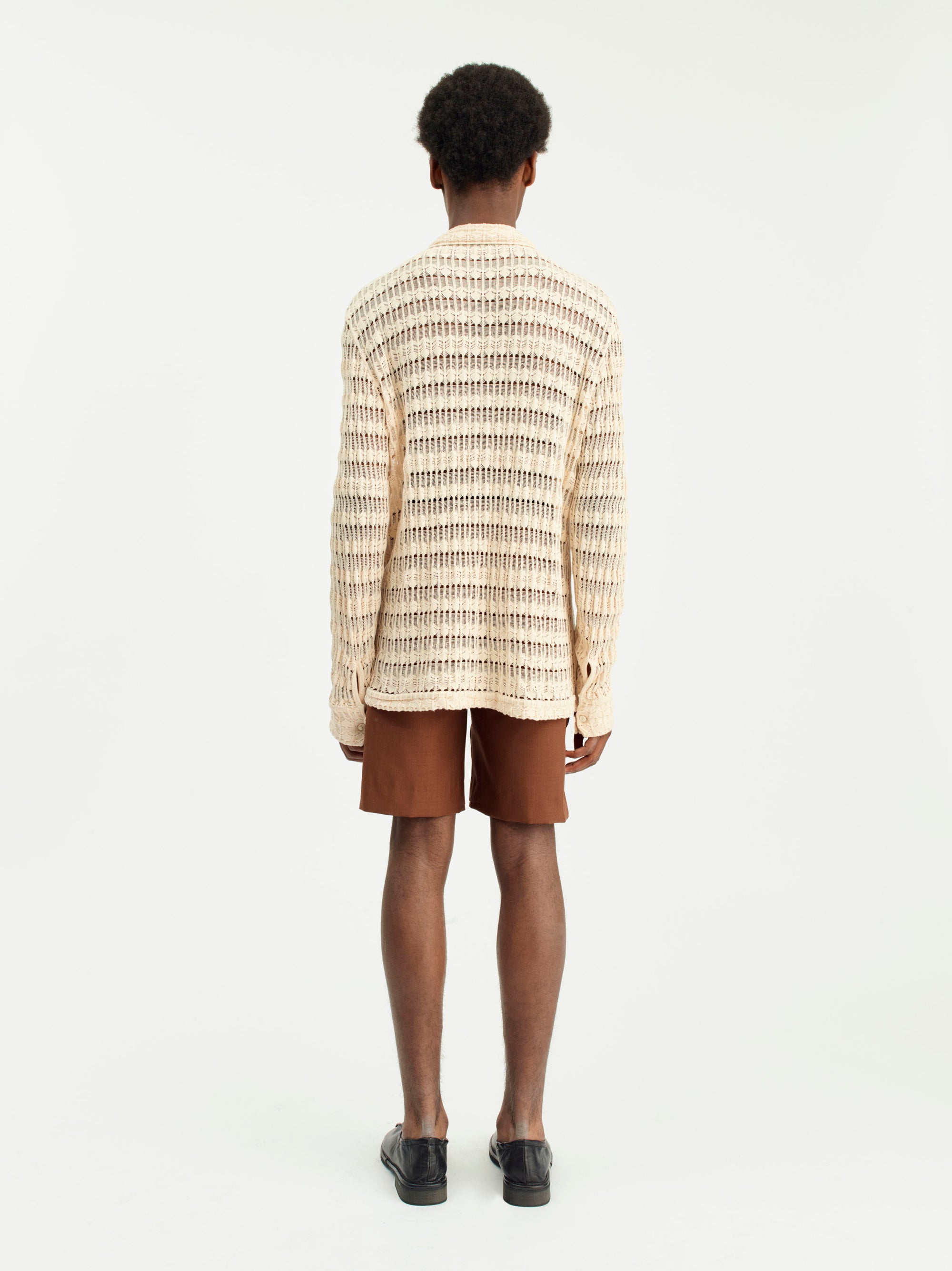 Yasu Shirt | Cream knit