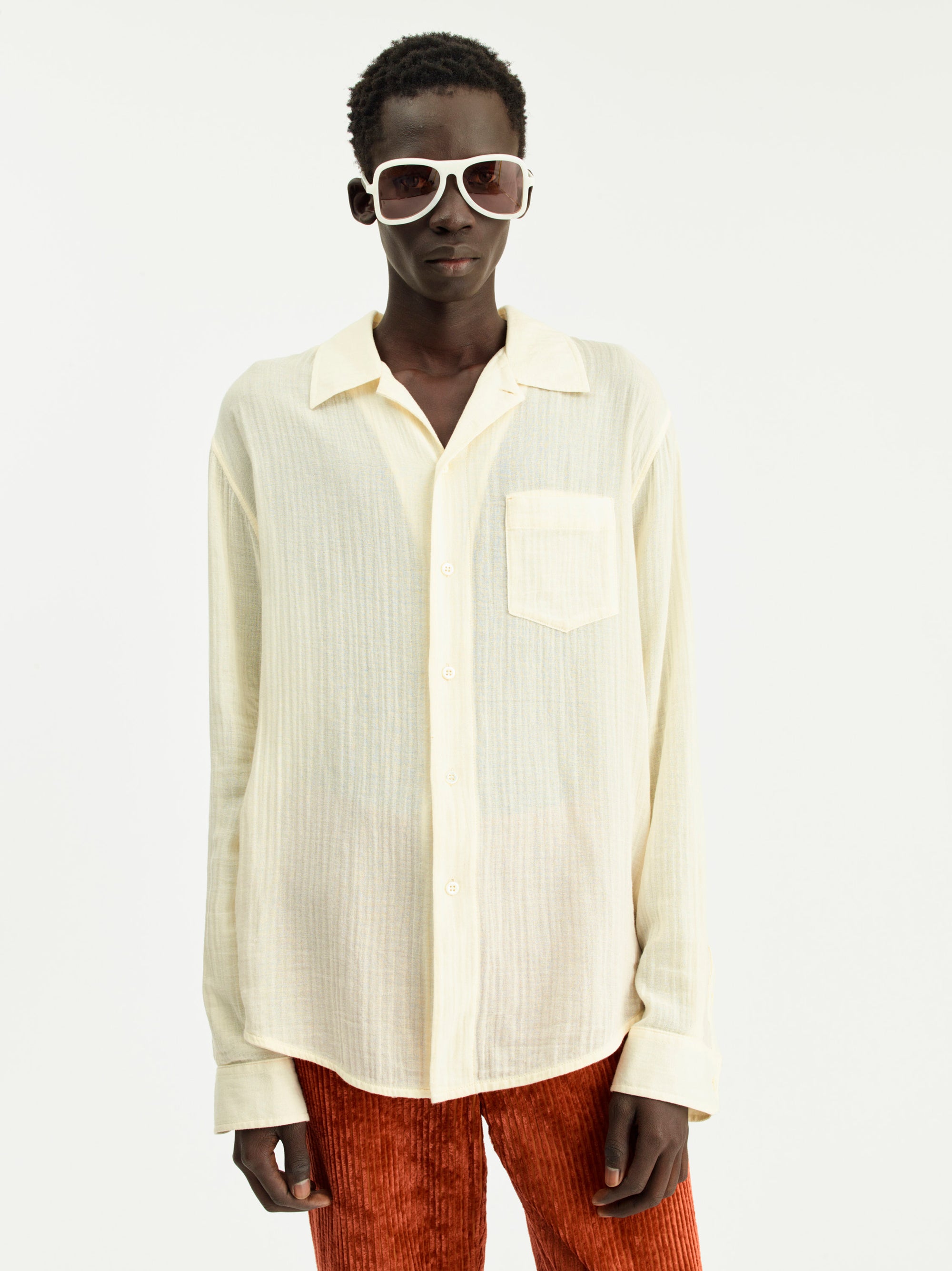SEFR Leo Shirt | Vanilla white LEO BOUTIQUE