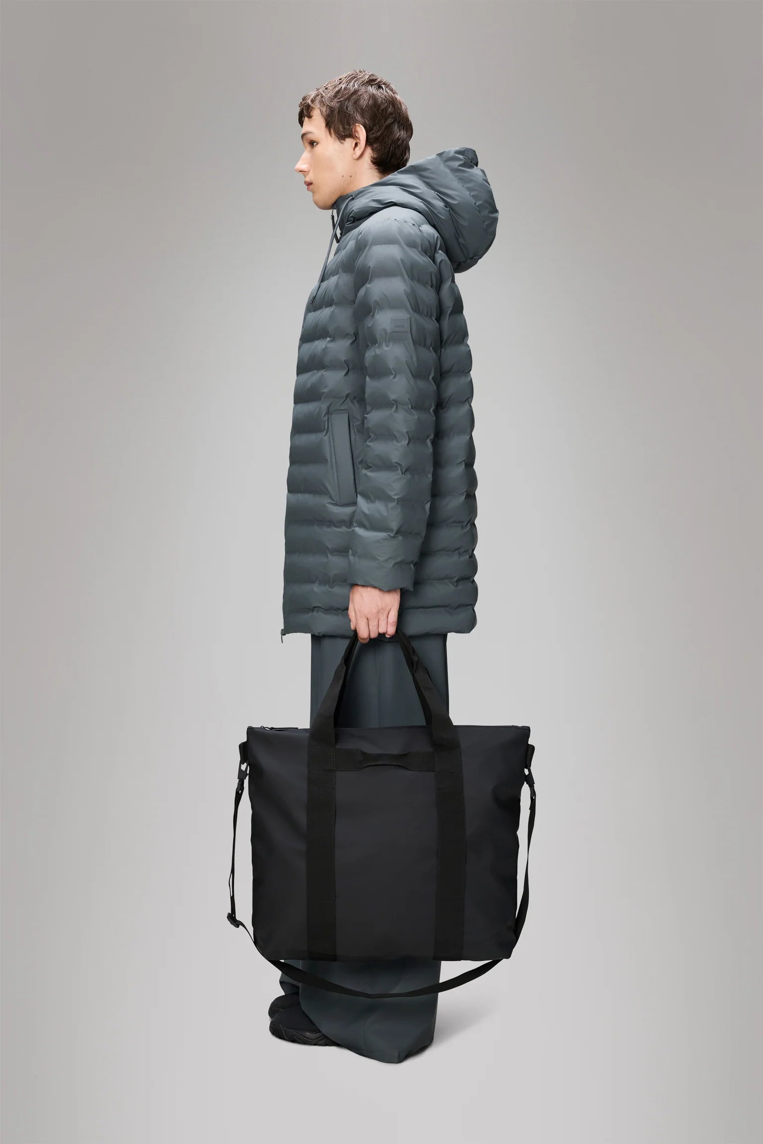 RAINS Tote Bag | Black LEO BOUTIQUE