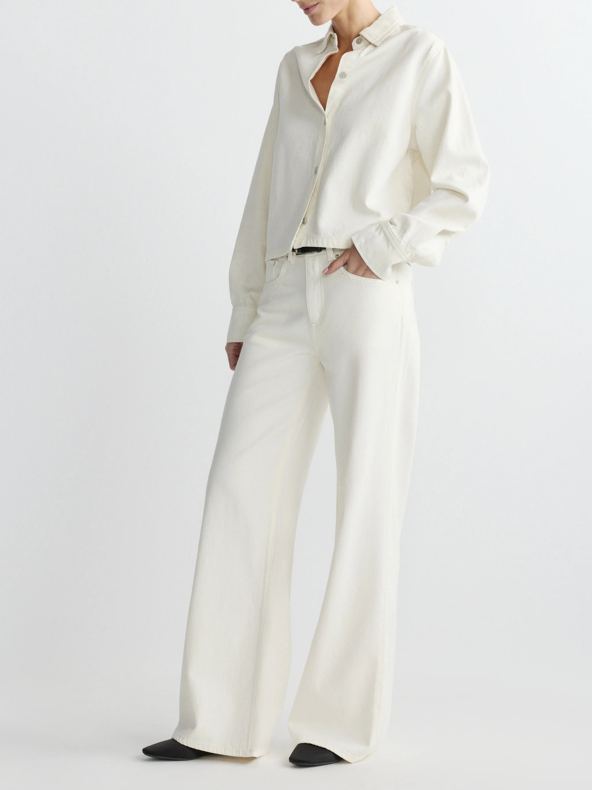 LEO BOUTIQUE Montauk Shirt Aura | Eggshell DL 1961