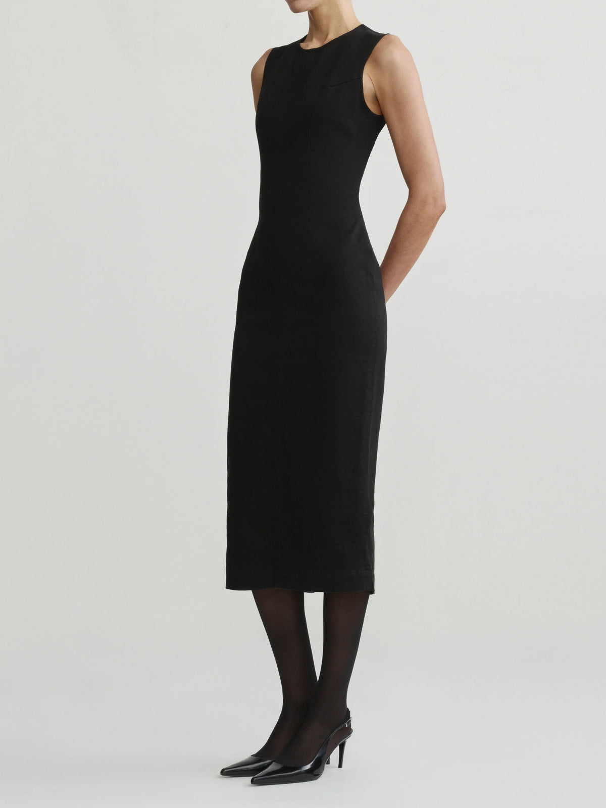 LEO BOUTIQUE Esme Midi Dress | Black DL 1961 