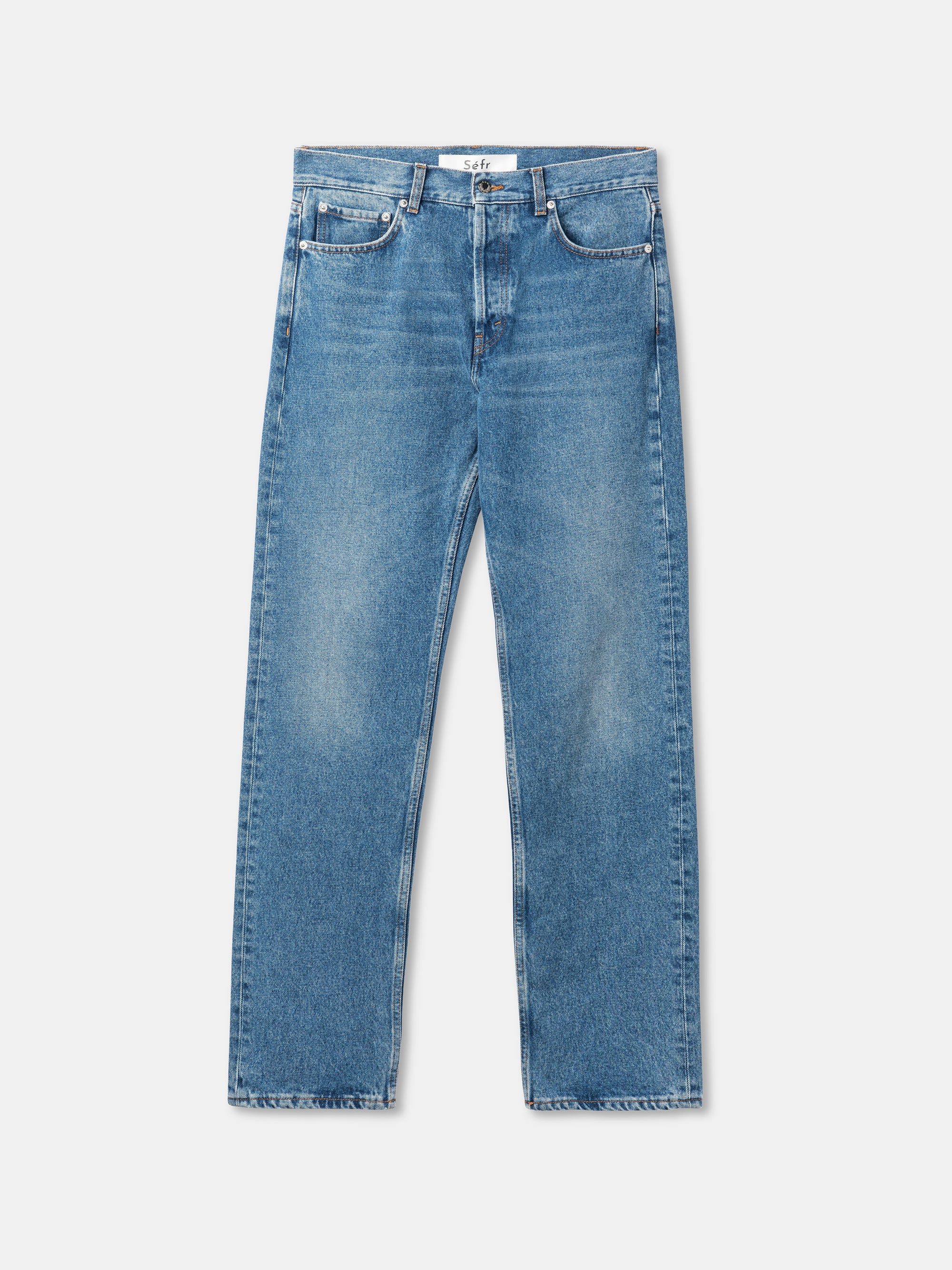 SEFR Straight Cut Jeans | Worn Wash LEO BOUTIQUE