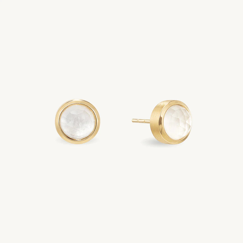 LEO BOUTIQUE Signature Midi Studs | Iridescent Pearl 8370-G-CQD DEAN DAVIDSON