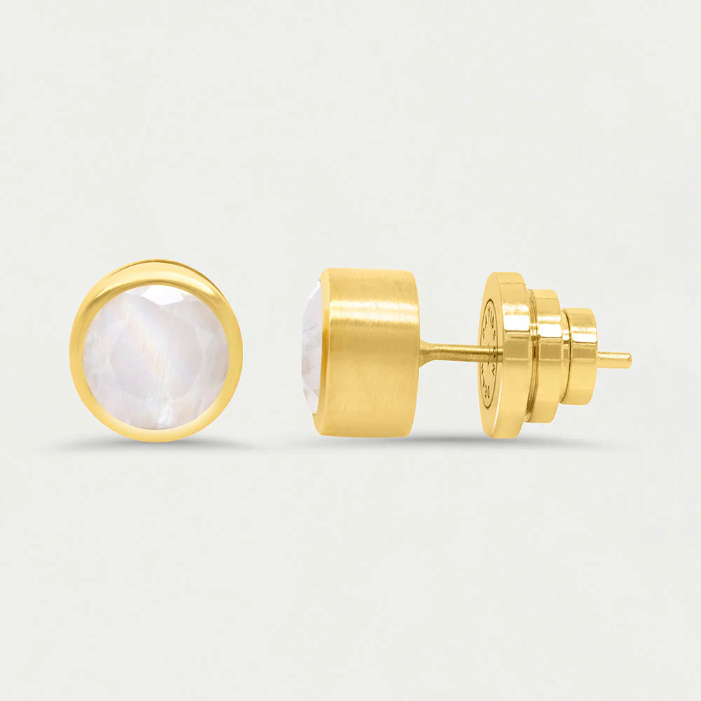 DEAN DAVIDSON Signature Midi Studs | Rainbow Moonstone LEO BOUTIQUE