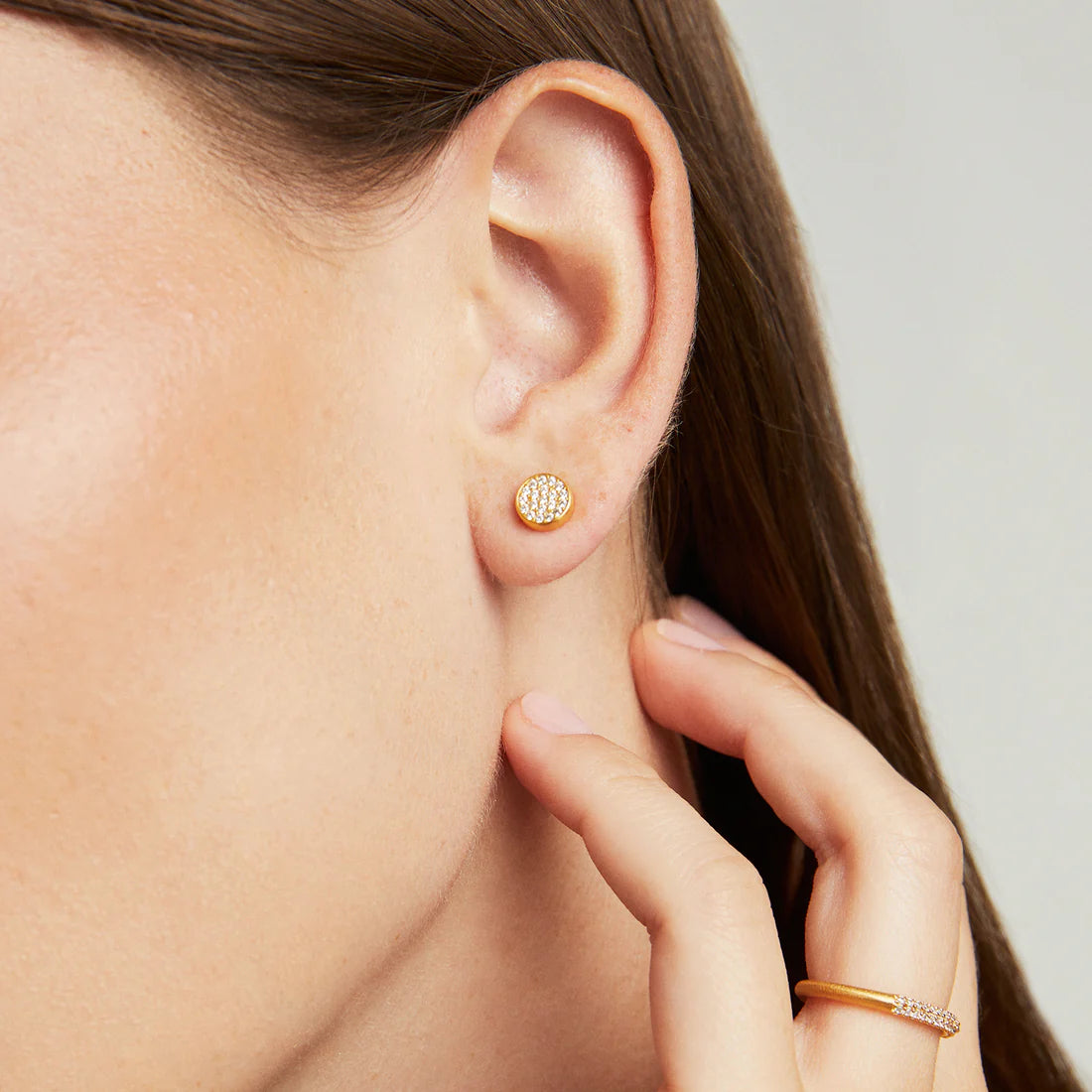DEAN DAVIDSON Signature Pave Studs | Gold CZ LEO BOUTIQUE